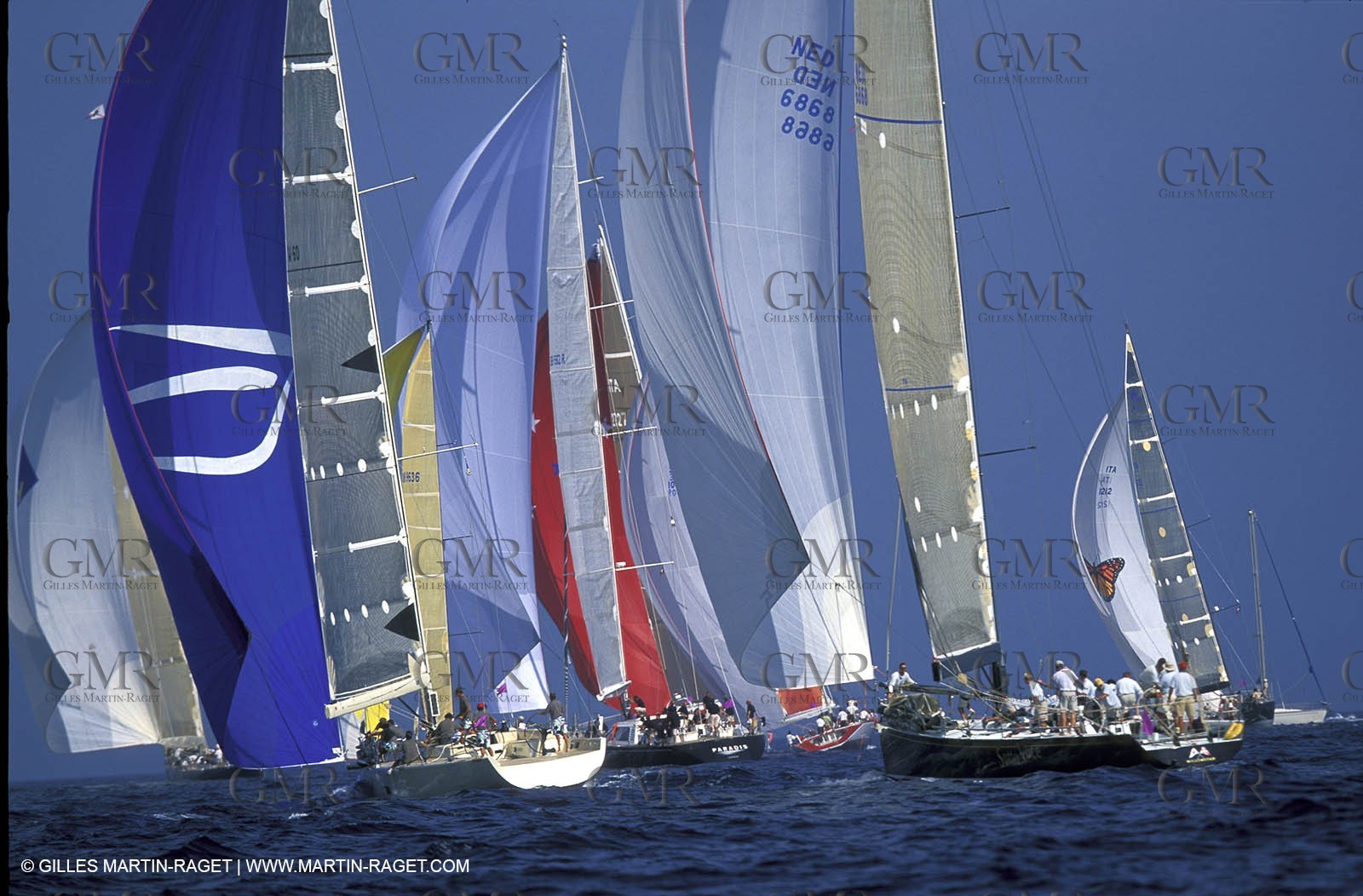 Sailing, Classic yachts, Voiles de Saint-Tropez 2003