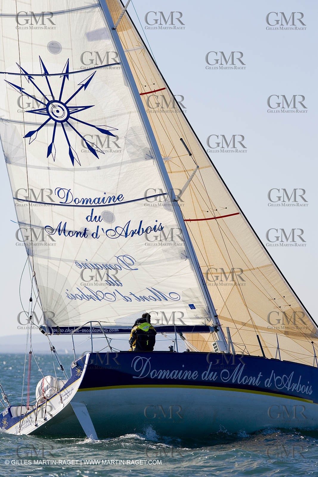 15 02 2007 - La Grande Motte (FRA) - Onedesign Figaro II - Thierry Duprey du Vorsent (Domaine de Monts d'Arbois)