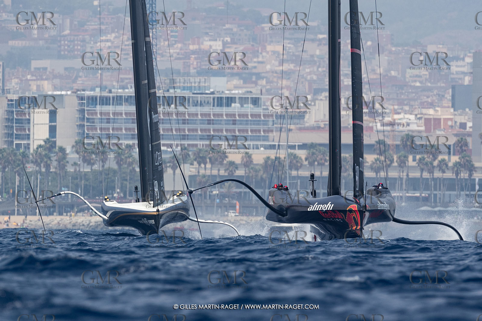 22 08 2024, Barcelona (ESP), Louis Vuitton 37th America's Cup, Louis Vuitton Preliminary Regatta, Race Day 1