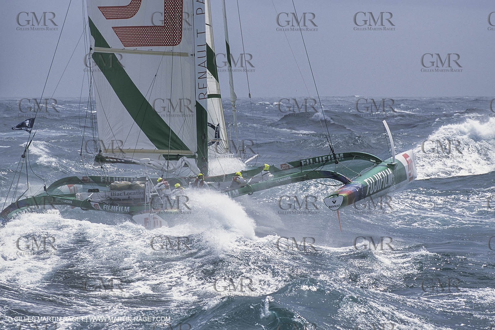 Yacht Racing, Multihull, ORMA 60, Loick Peyron, Fujicolor