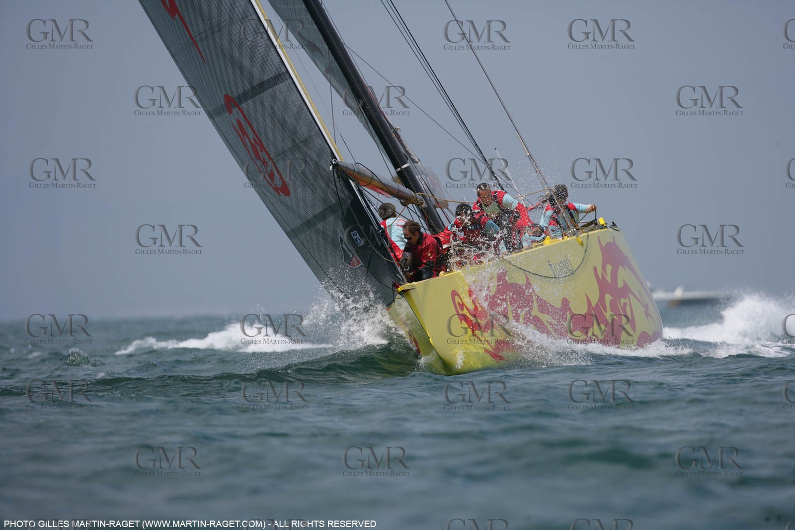 30 04 2007-Valencia (Spain)- 32nd America's Cup - Louis Vuitton Cup - RR2 - Day 2 - BMW ORACLE Racing