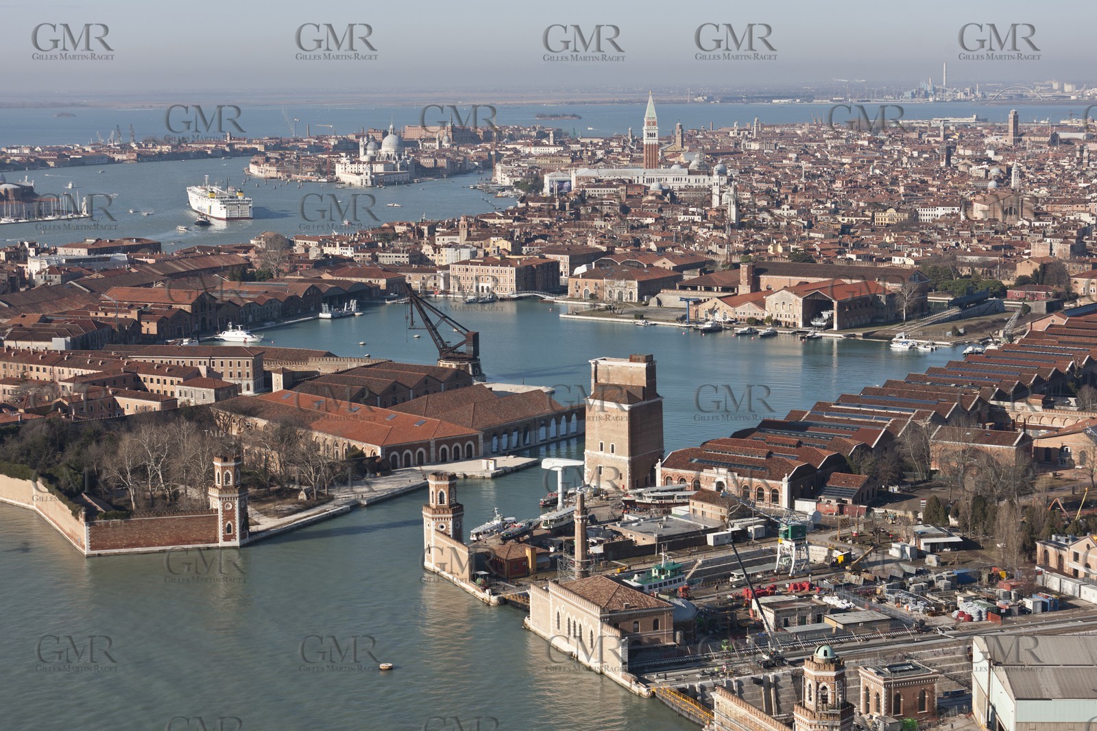 20 02 2012 - Venezia (ITA) - 34th America'sCup - Venezia 2012 America's Cup World Series - The Arsenale where the AC45 moorings, public village, media center and Club 45 will be located