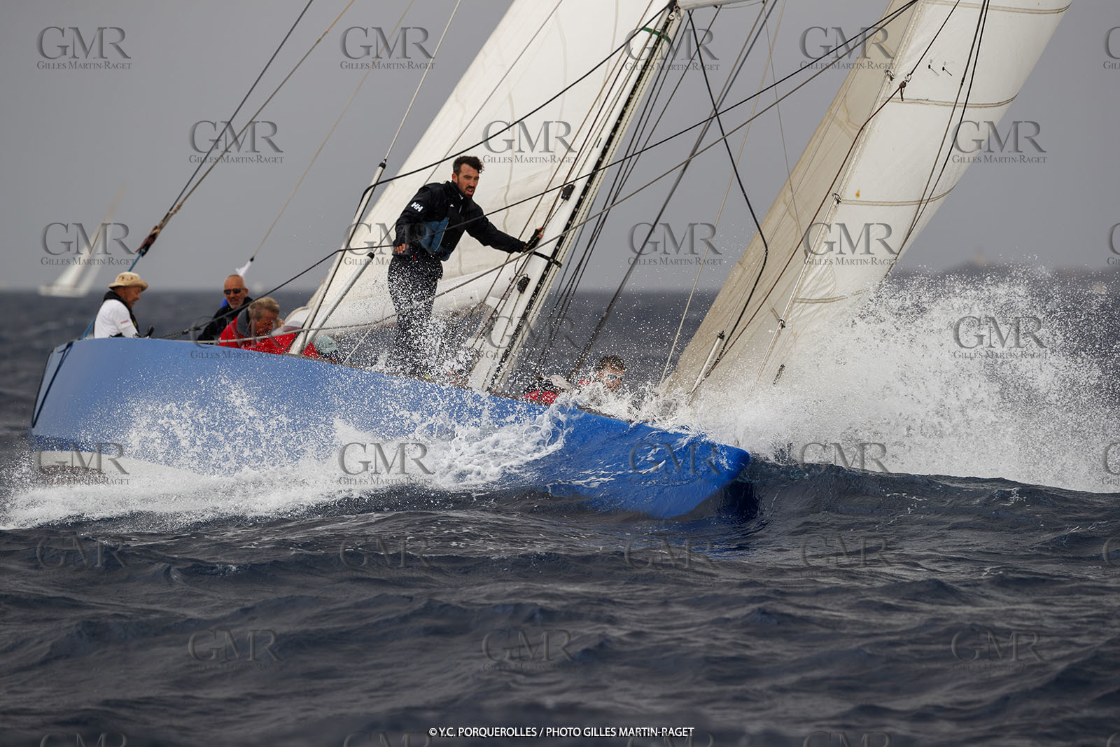 19 06 2024, Porquerolles Island (FRA), Championnat du monde des 12 m JI 2024, Race Day 1