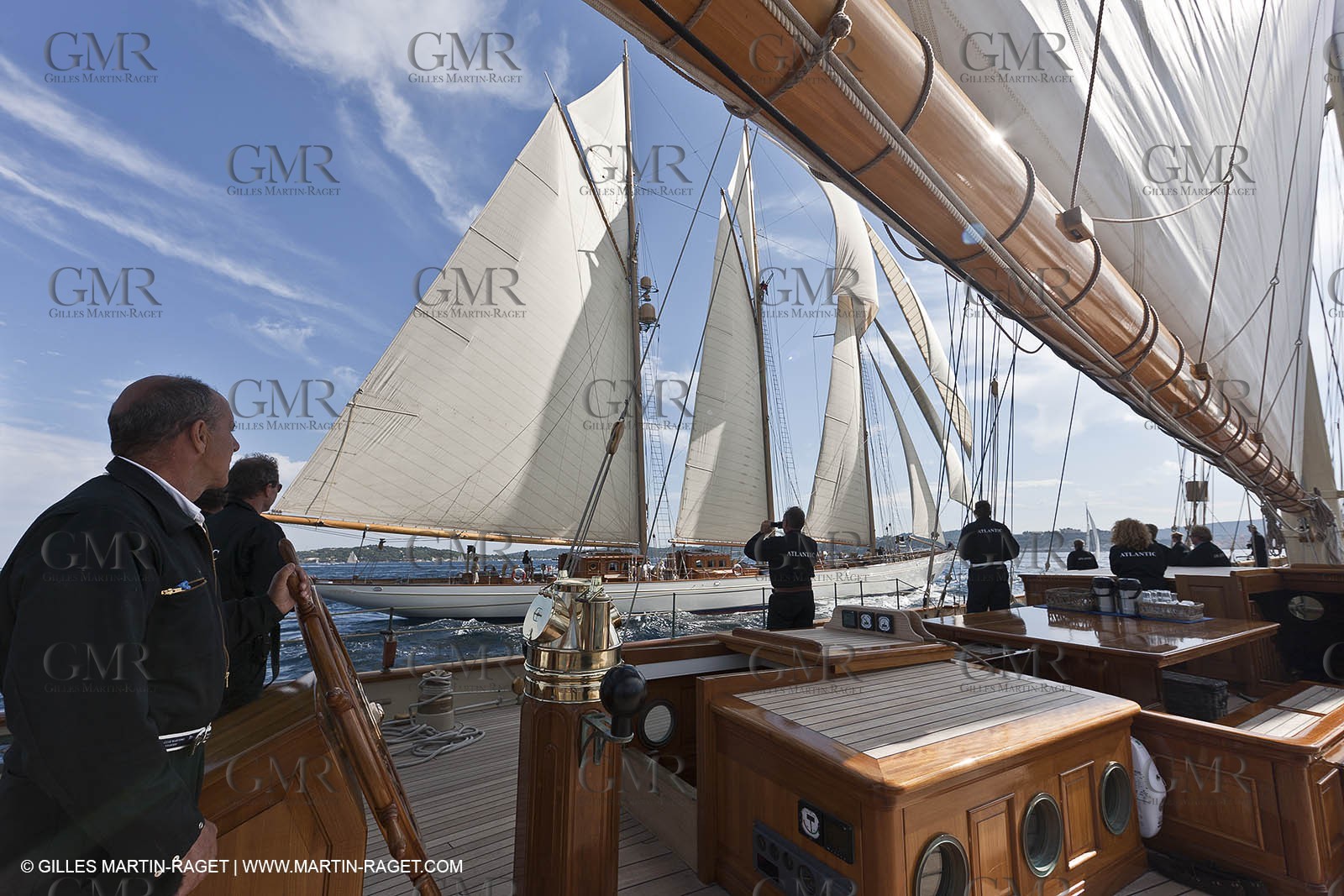 30 09 2010 - SainTropez (FRA,13) - Voiles de Saint Tropez 2010 - A bord Atlantic