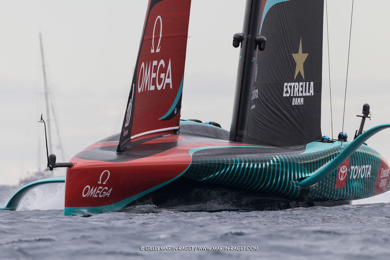 18 10 2024, Barcelona (ESP), Louis Vuitton 37th America's Cup, Final Match, Race Day 5, Race 7
