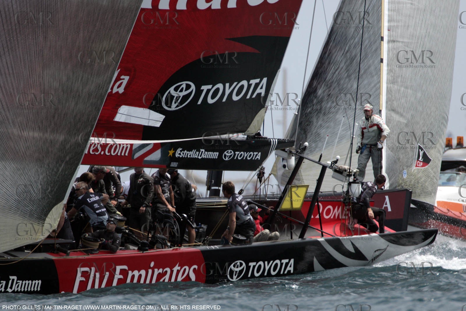 06 06 2007-Valencia (Spain)- 32nd America's Cup - Louis Vuitton Cup Final - Day 4