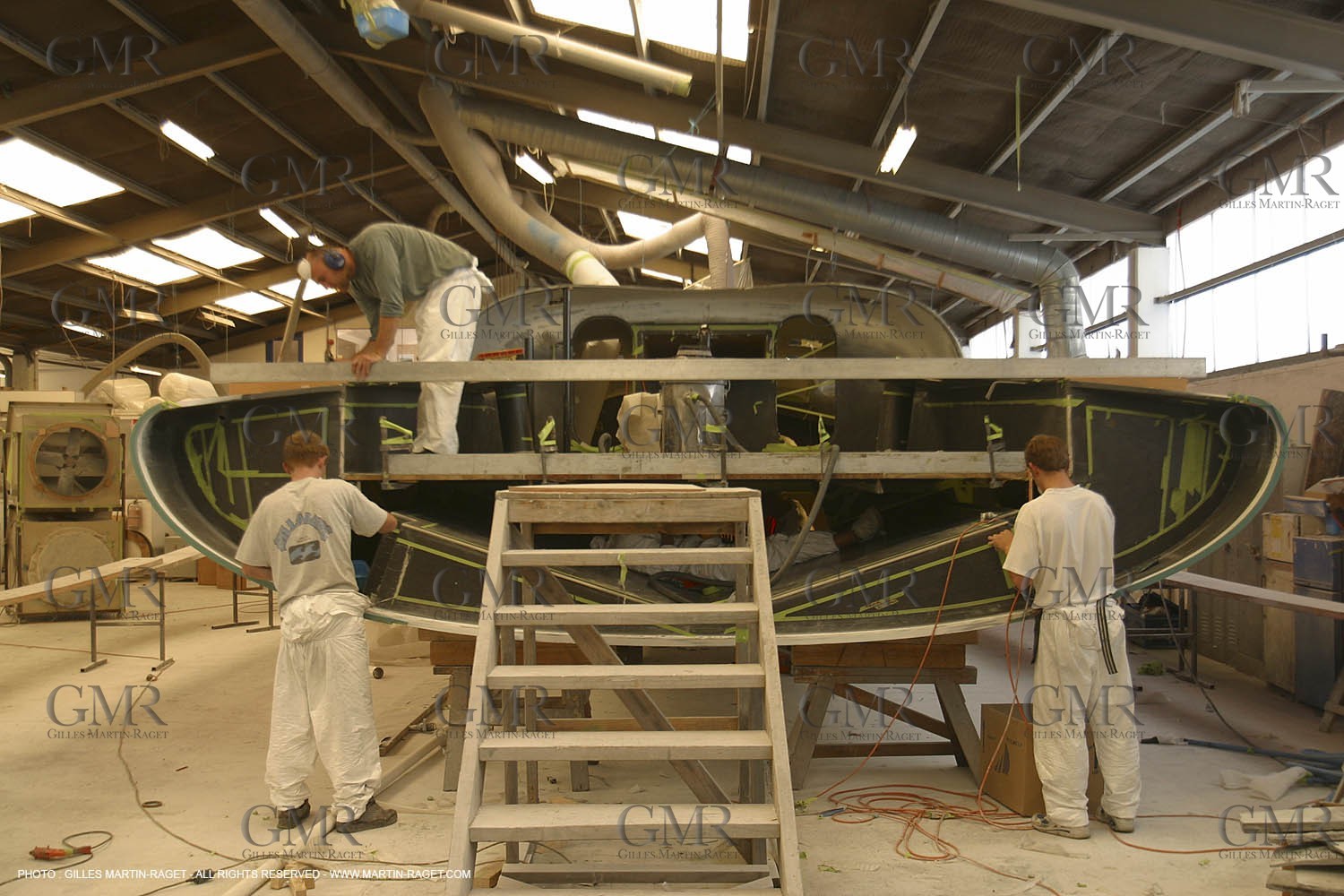 Classe IMOCA - Virbac - Jean Pierre Dick - Chantier - Construction