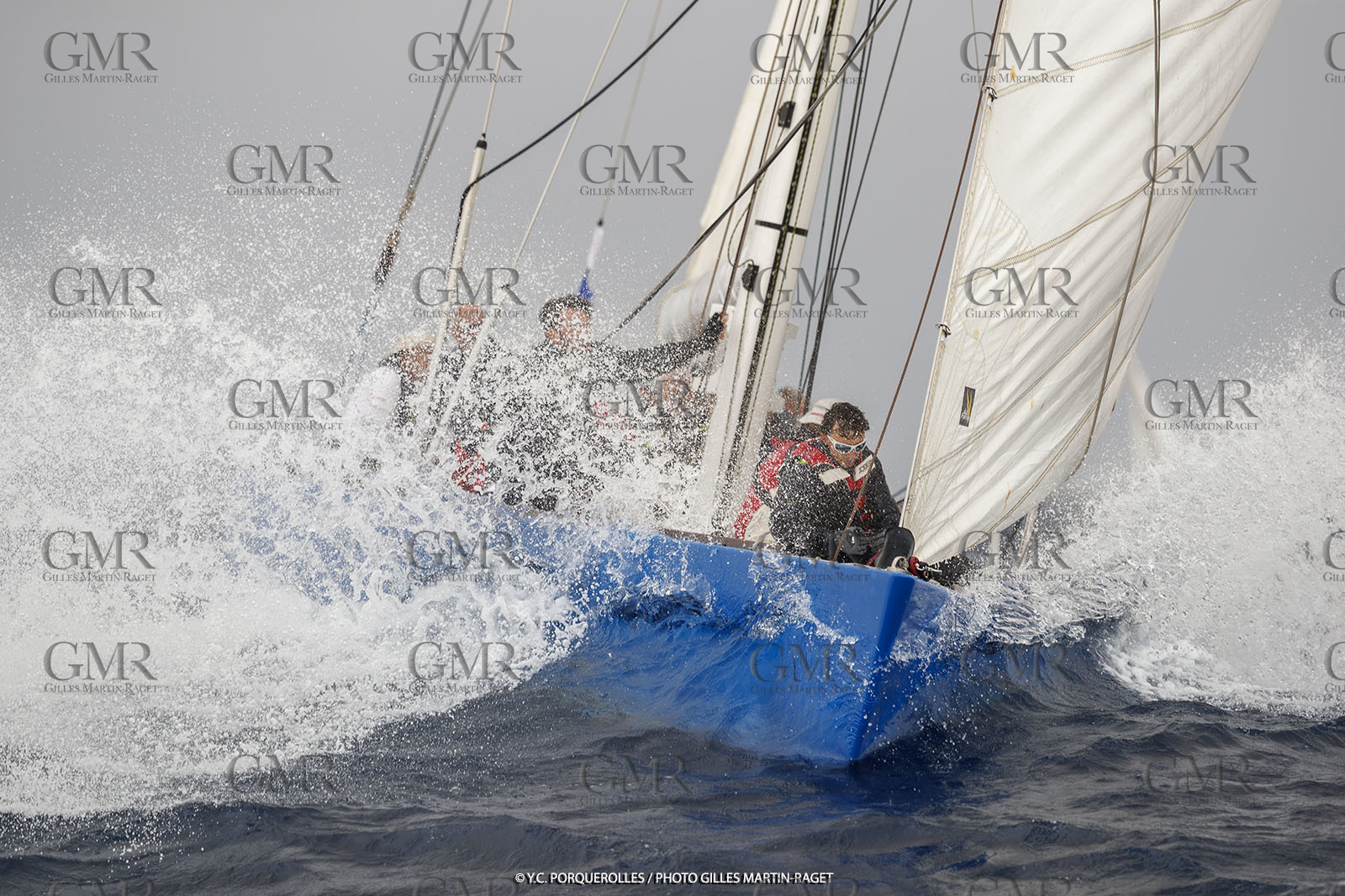 19 06 2024, Porquerolles Island (FRA), Championnat du monde des 12 m JI 2024, Race Day 1