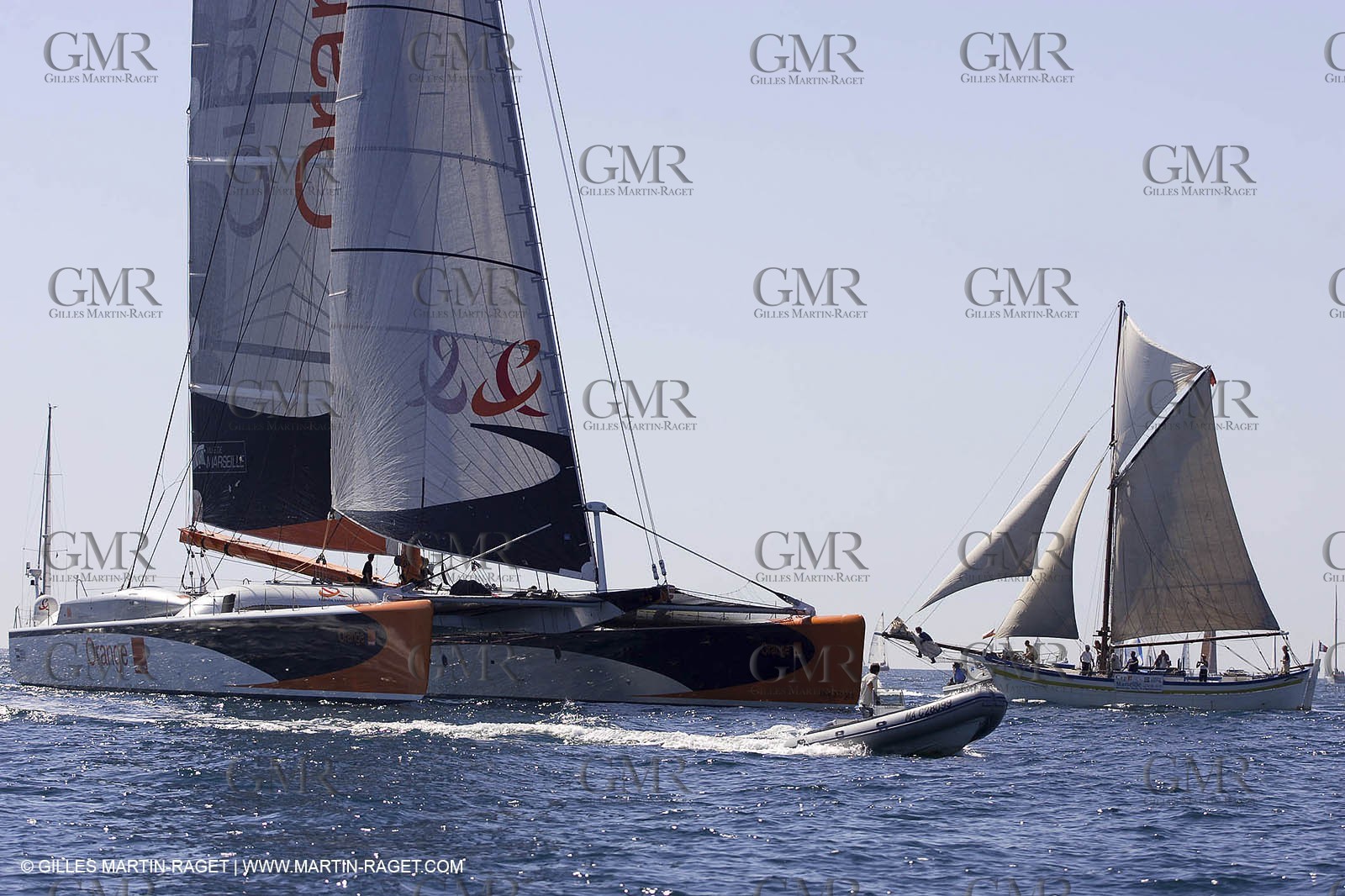 Orange II - 2004 Mediterranée Record - arrival at Marseille