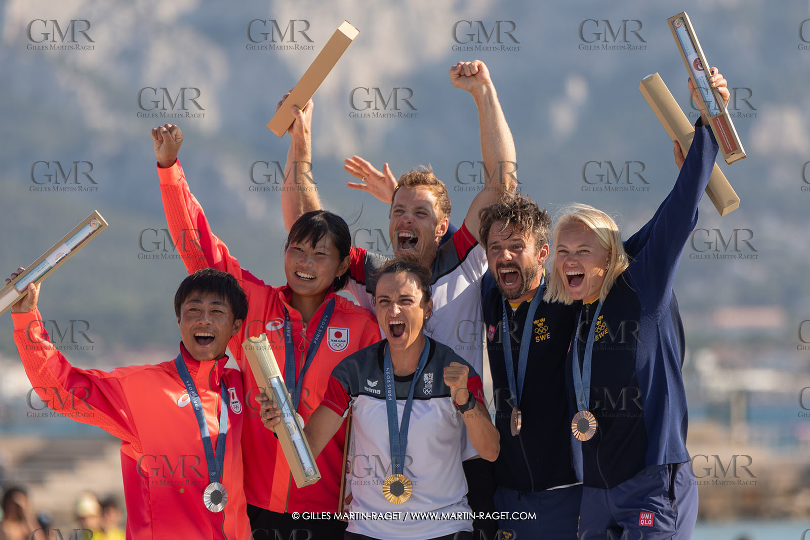 08 08 2024, Marseille (FRA), Paris 2024 Olympic Games, Sailing, Race Day 12