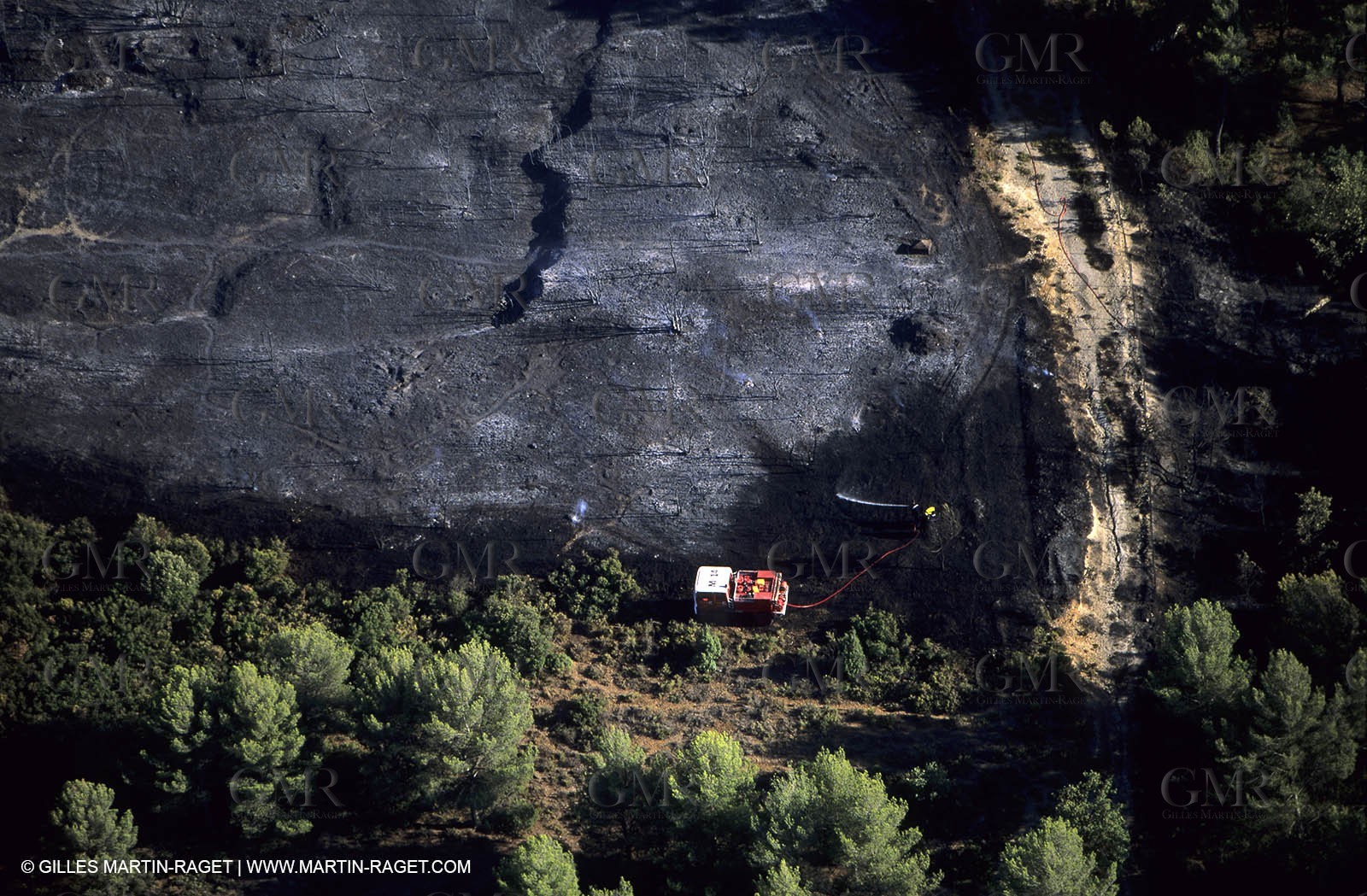 Bushfire near Aix en Provence
