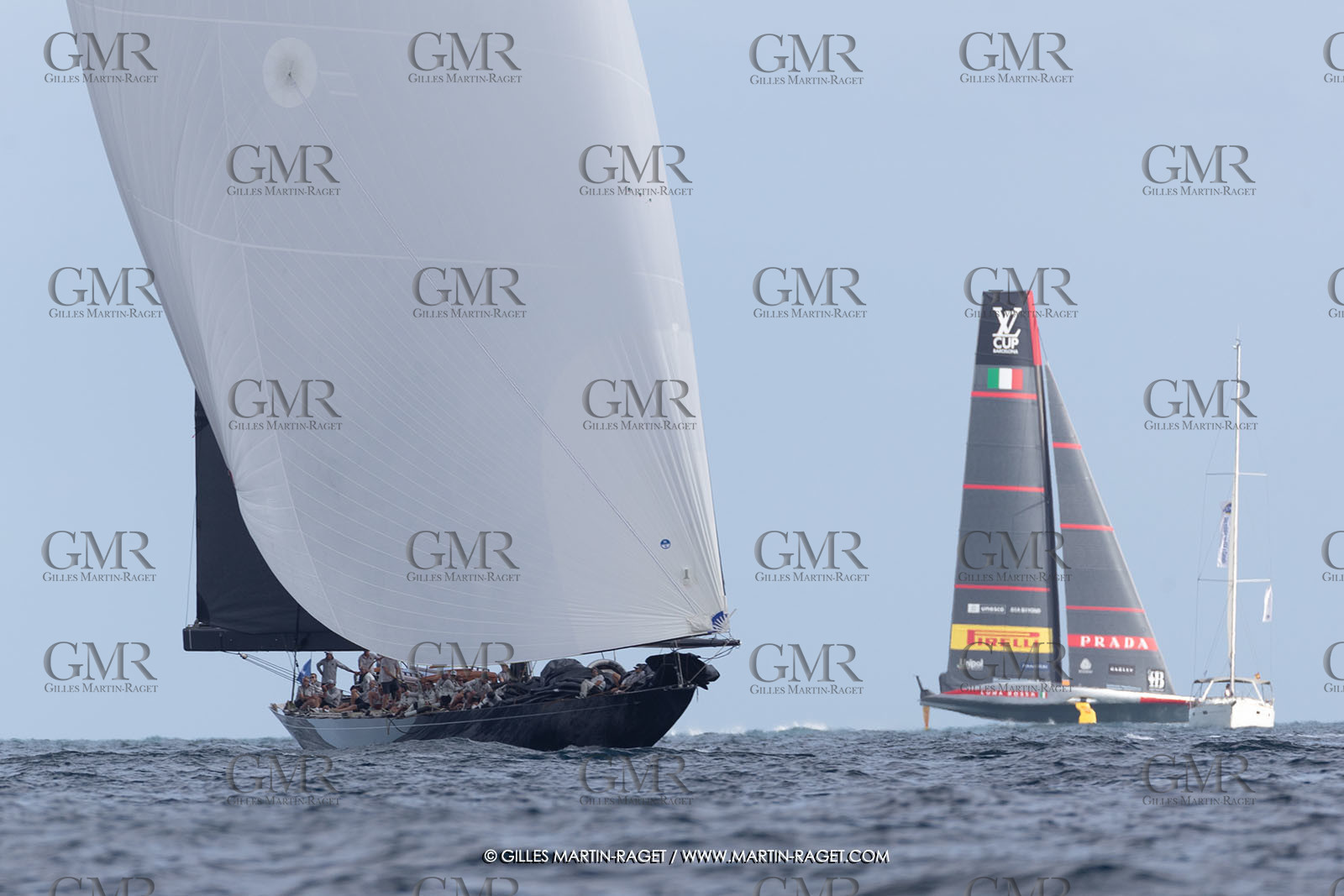 11 10 2024, Barcelona (ESP), Louis Vuitton 37th America's Cup, Puig Women America's Cup, semi finals