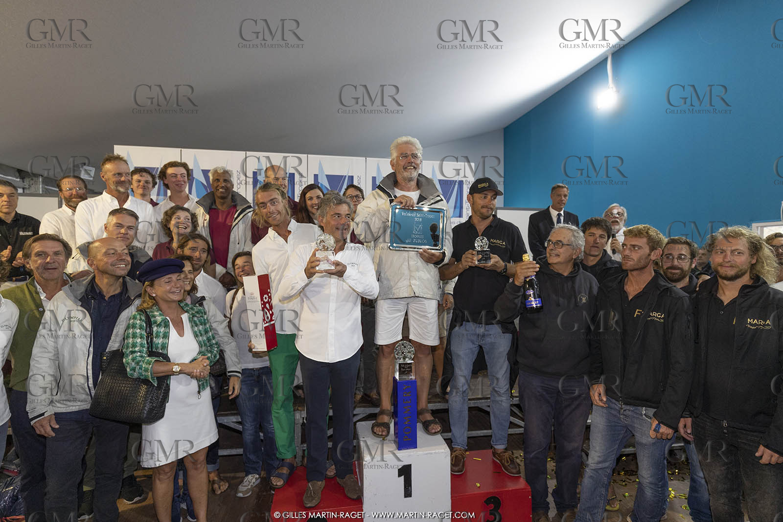 7 10 2018 Saint-Tropez (FRA,83), LEs Voiles de Saint-Tropez 2018, jour 8, prize giving