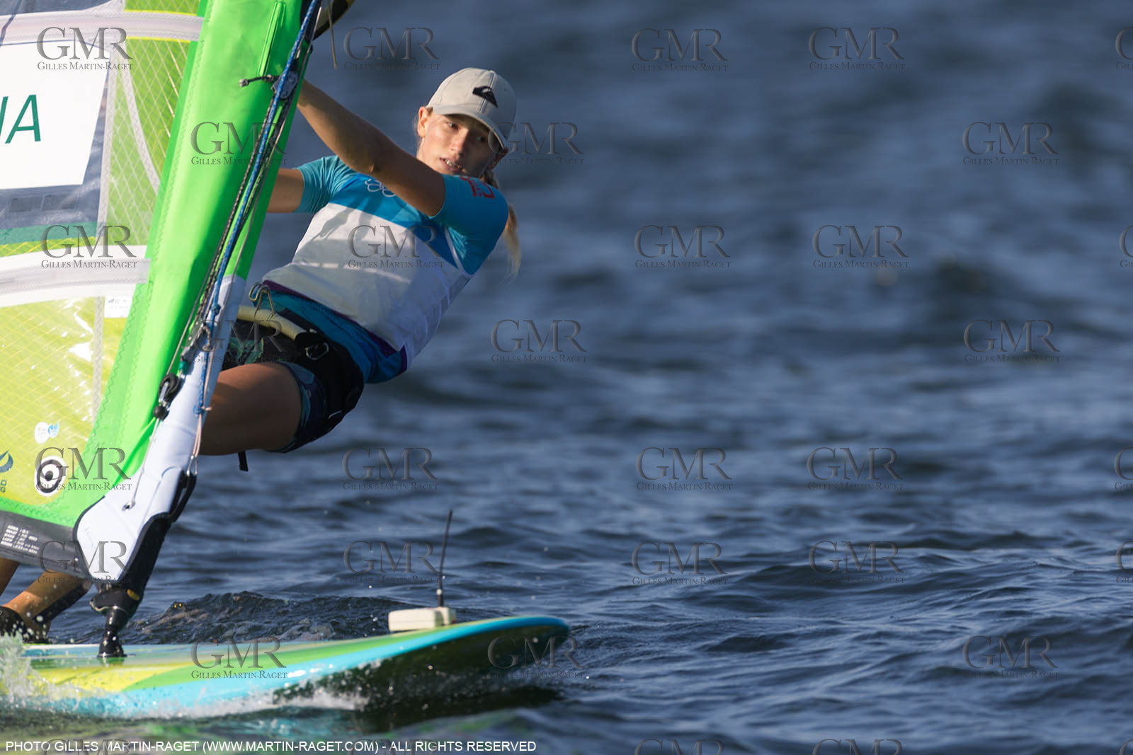 14 08 2016, Rio de Janeiro (BRA), 2016 Olympic Games, Sailing, RSX Women medal race, Stefania Elfutina (RUS) bronze medalist