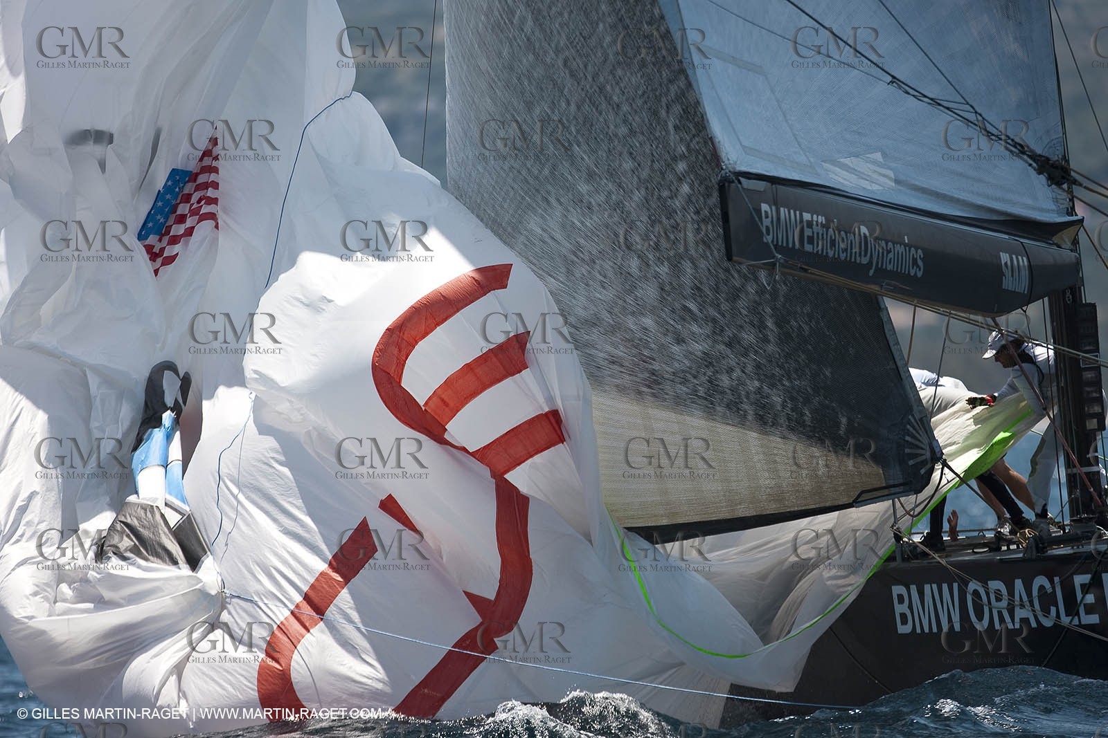 19 05 2010 - La Maddalena (ITA, Sardinia) Louis Vuitton Trophy - BMW ORACLE Racing - Training