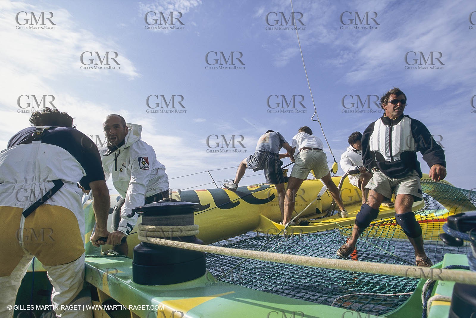 Yacht Racing, Multihull, ORMA 60, Jean Le Cam, Bonduelle
