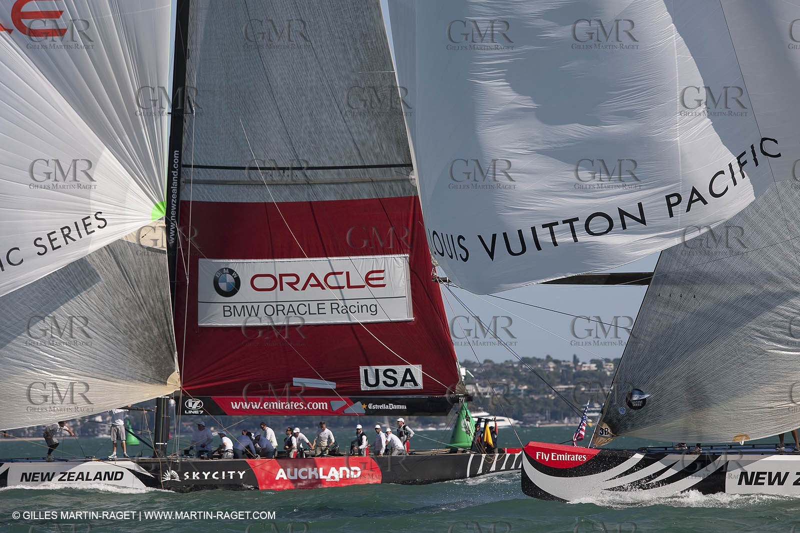 08 02 2009 - Auckland (NZL) -  Louis Vuitton Pacific Series -  Racing Day 8 - Round Robin 2