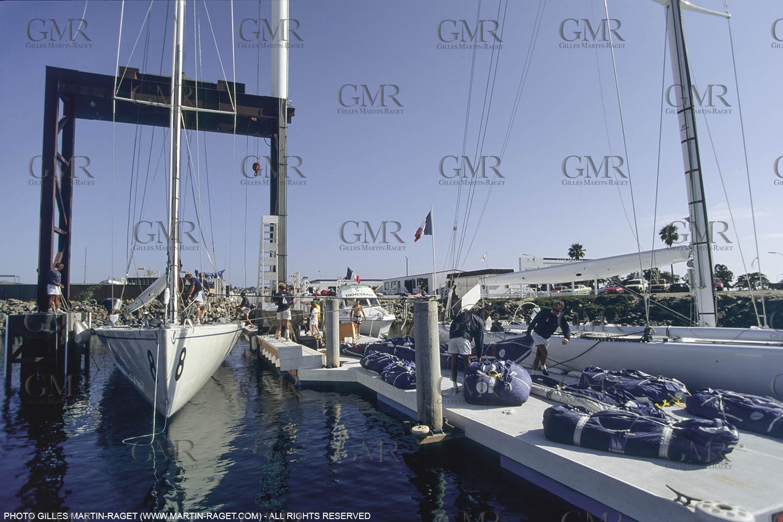 Sailing, Yacht Racing, America's Cup XXVIII, San Diego (USA,CA), 1992, Le Défi Français