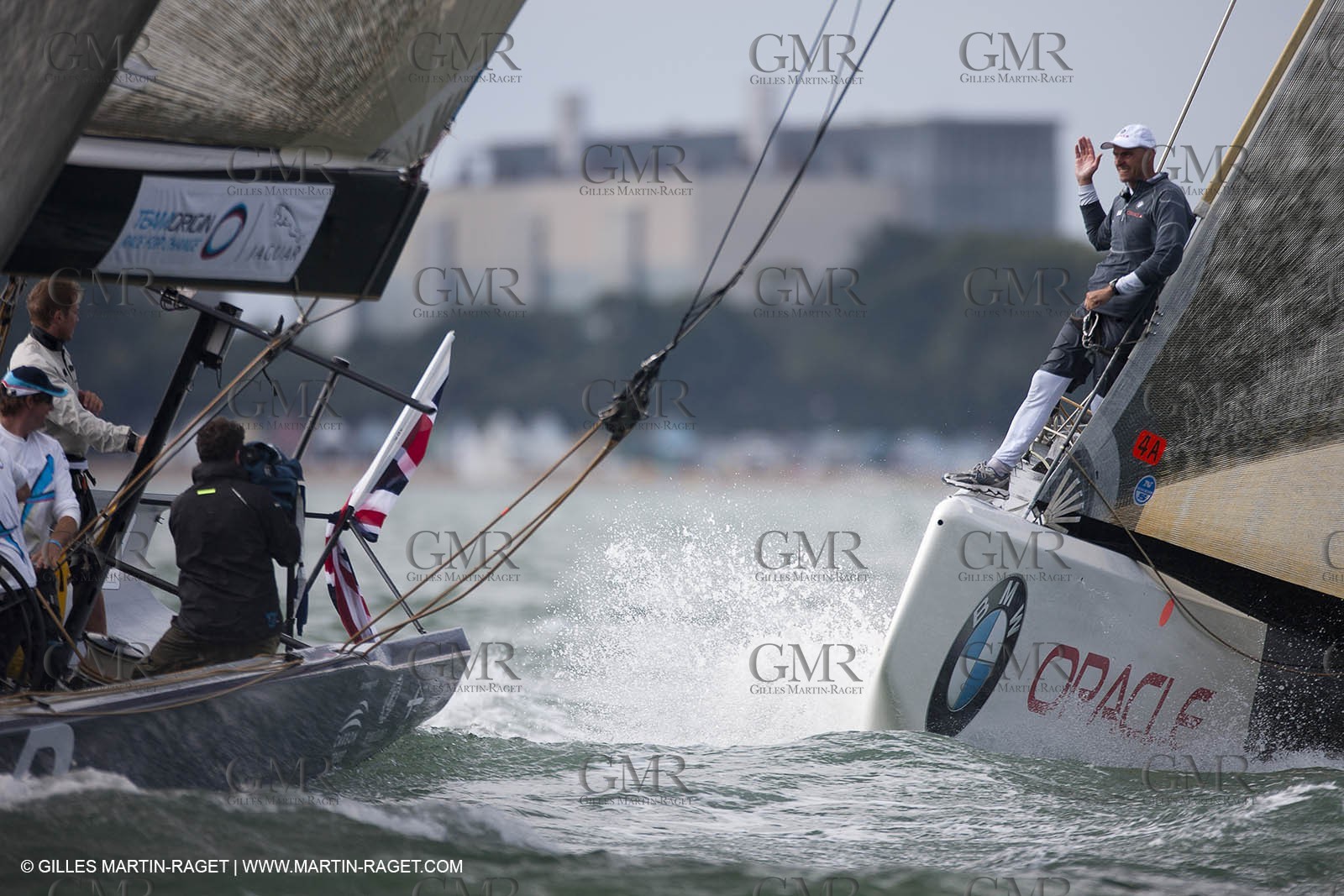 02 08 2010 - Cowes (UK, IOW) - The 1851 Cup -  BMW ORACLE Racing - Training Day.