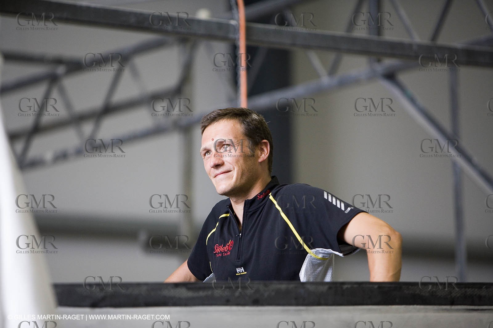 Sydney, Australia, Thomas Coville trimaran Sodebo building at Boat Speed
