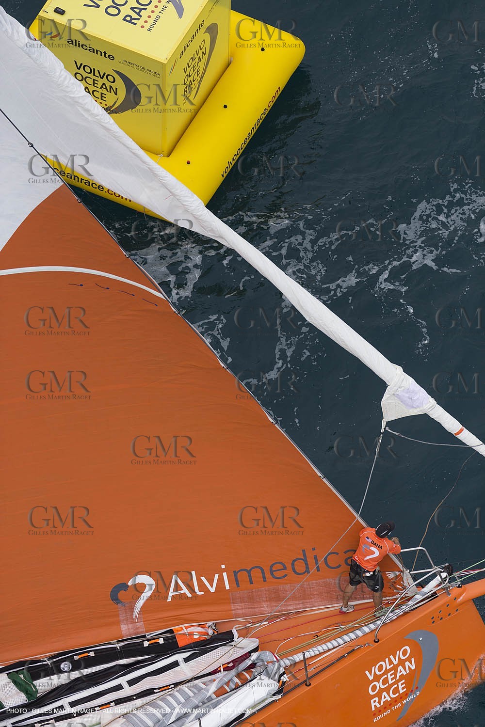 11 10 2014, Alicante (ESP), Volvo Ocean Race 2014-15, Team Alvimedica