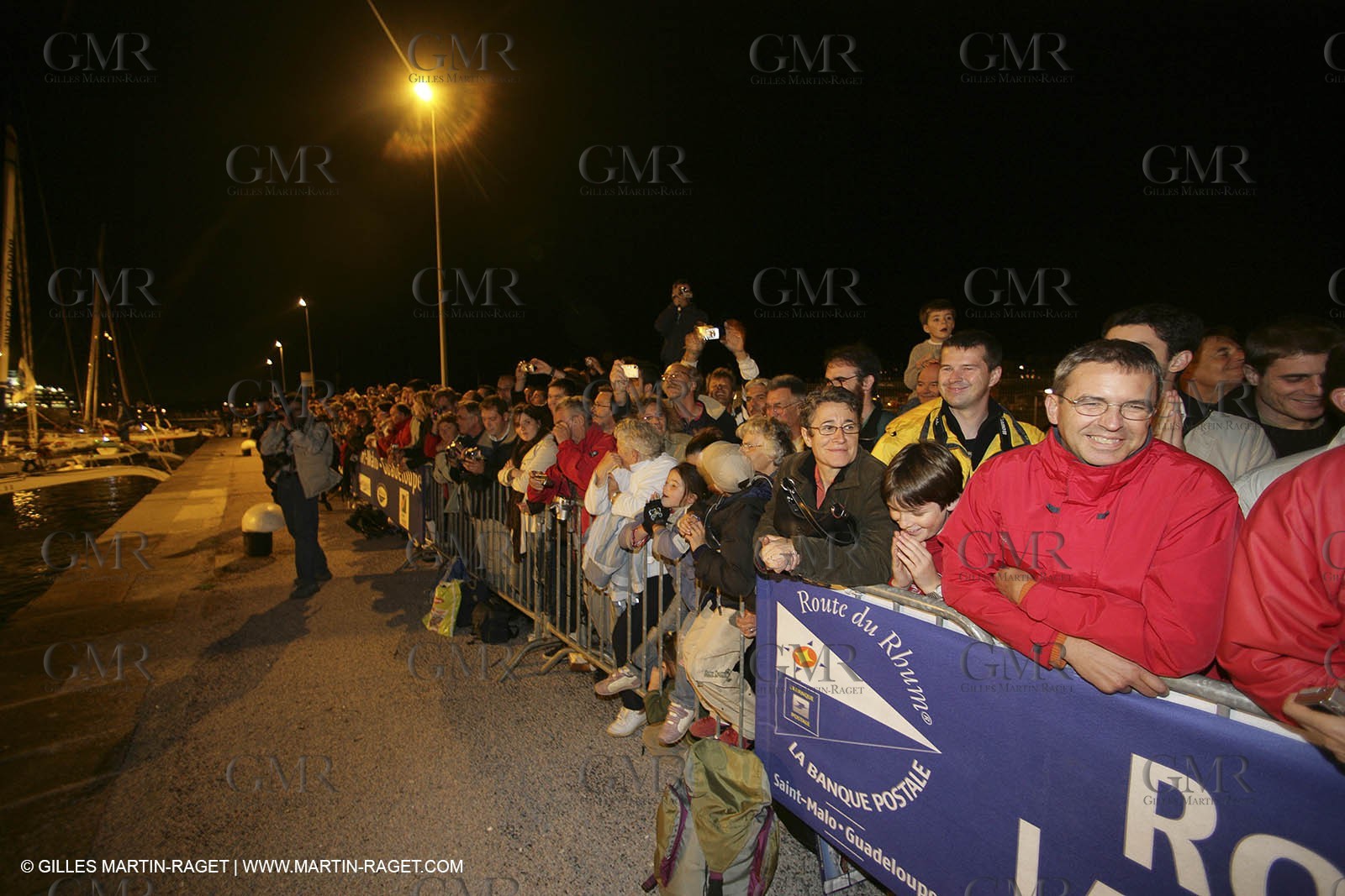 28 10 2006 - Saint Malo (FRA) - Route du Rhum 2006 - Thomas Coville - Sodeb'O - Passage des écluses