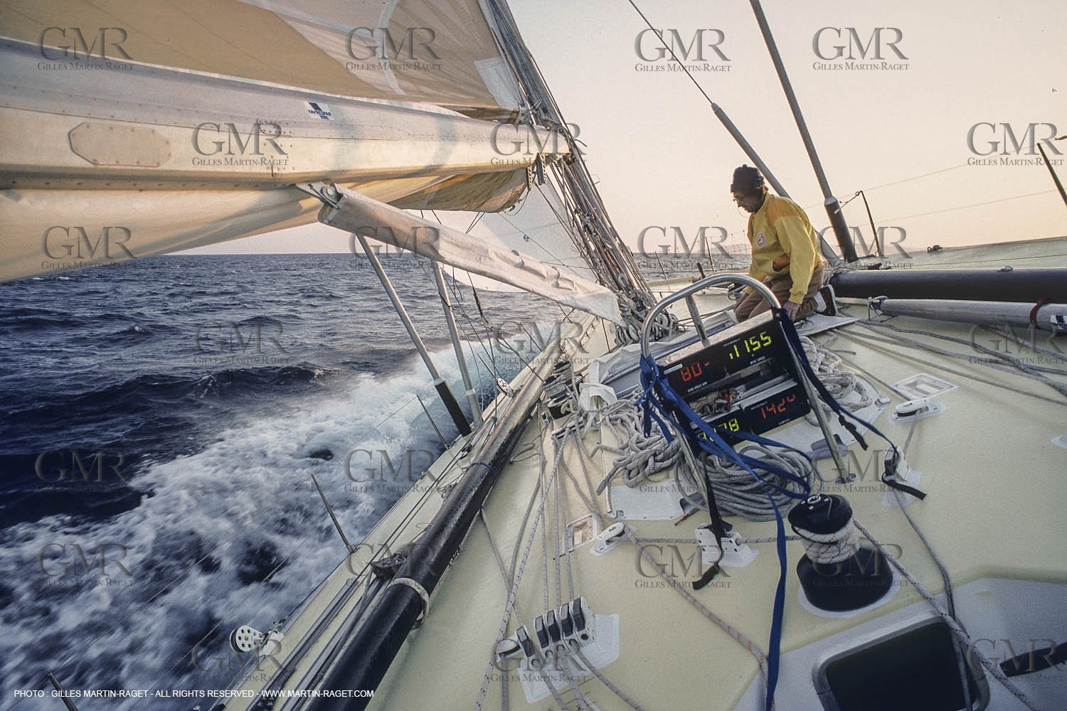 Sailing, Yacht Racing, Offshore Racing, Whtibread Round The World race, onboard Merit