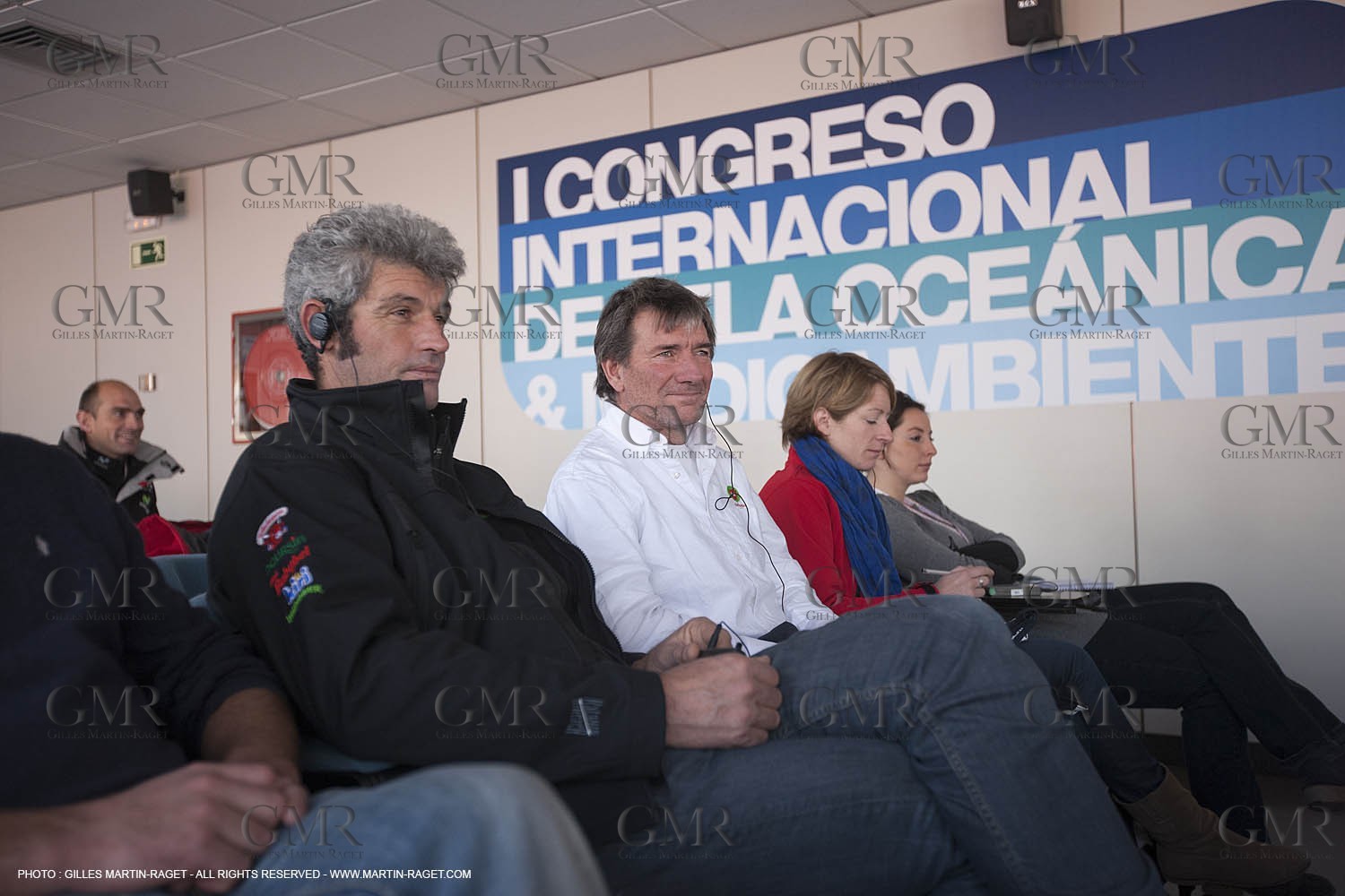 17 12 2010 - Barcelona (ESP) - Barcelona World Race 2010 - Groupe Bel - Preparation - Skipper's briefing