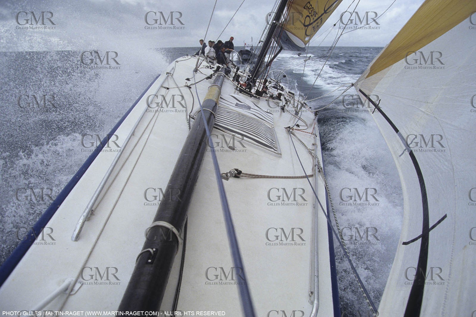 Sailing, Yacht Racing, America's Cup XXVIII, San Diego (USA,CA), 1992, Le Défi Français