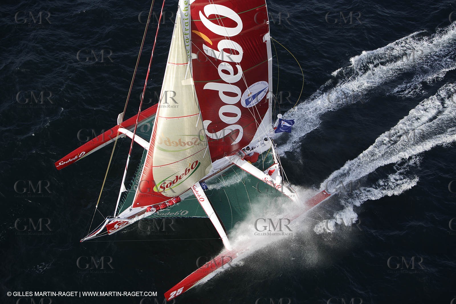 11 10 2008  -Lorient (FRA)  -  Multis Orma - Sodebo (Thomas Coville) - Route du Rhum 2006 training