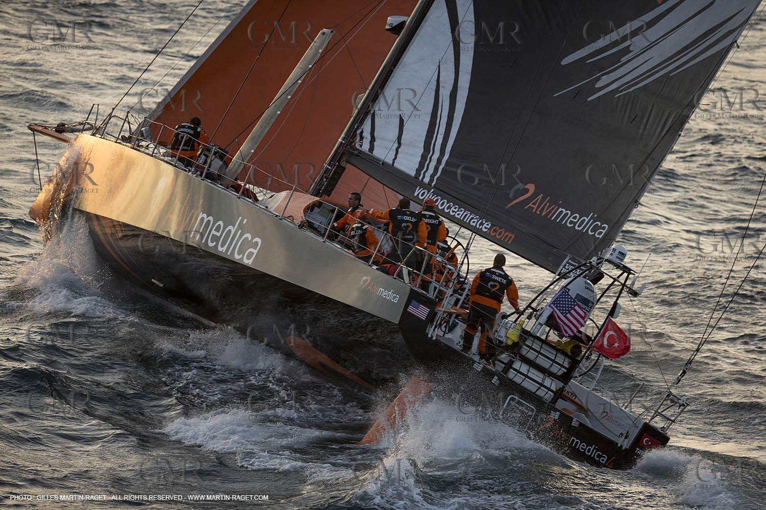 19 11 2014, Cape Town (ZAF), Volvo Ocean Race 2014-15, Team Alvimedica, Start Leg 2