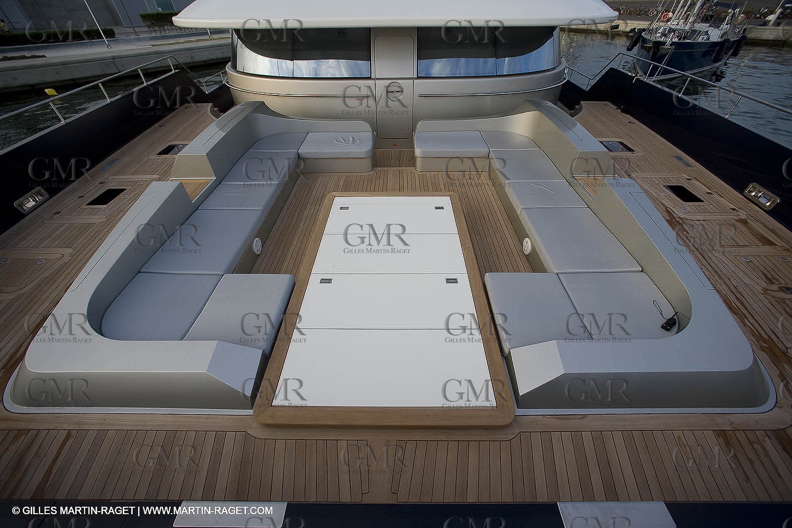 11 06 2007 - Valencia (Spain) - Super Yacht Catamaran Bradley, Gilles Vaton design built by H2X in la Ciotat (France)