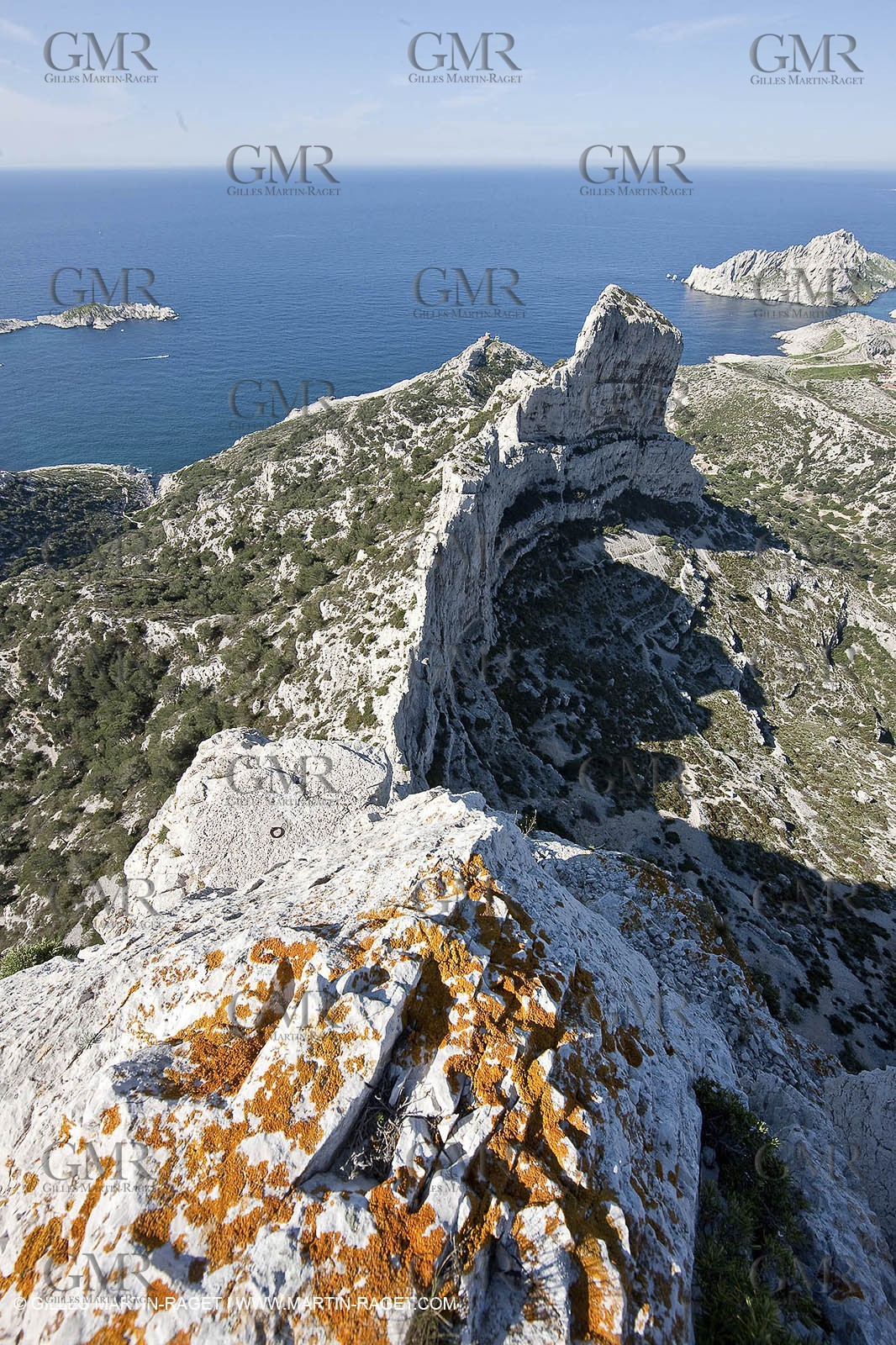 18 04 2009 - Marseille (FRA, 13) - Les Calanques - frop Rocher St Michel summit
