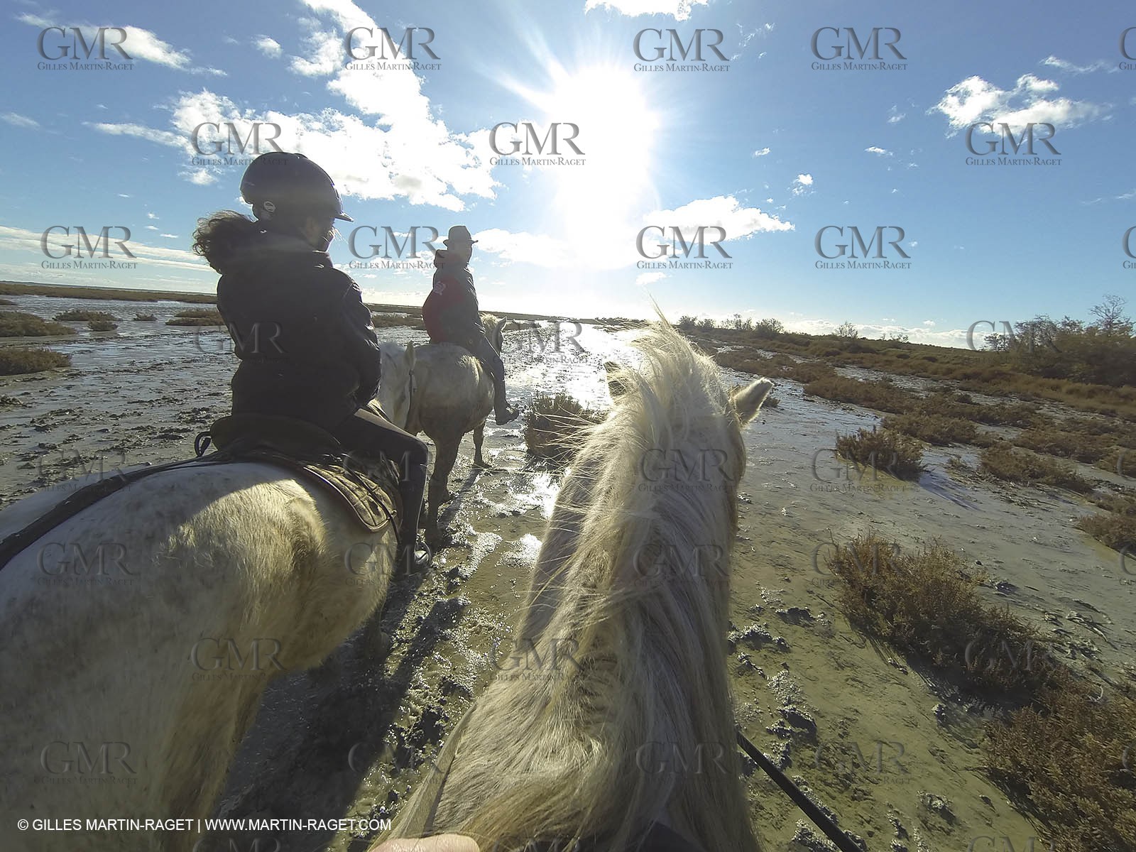 26 12 2013 - Les Saintes Maries de la Mer (FRA,13) - Horese riding at Cabanes de Cacharel