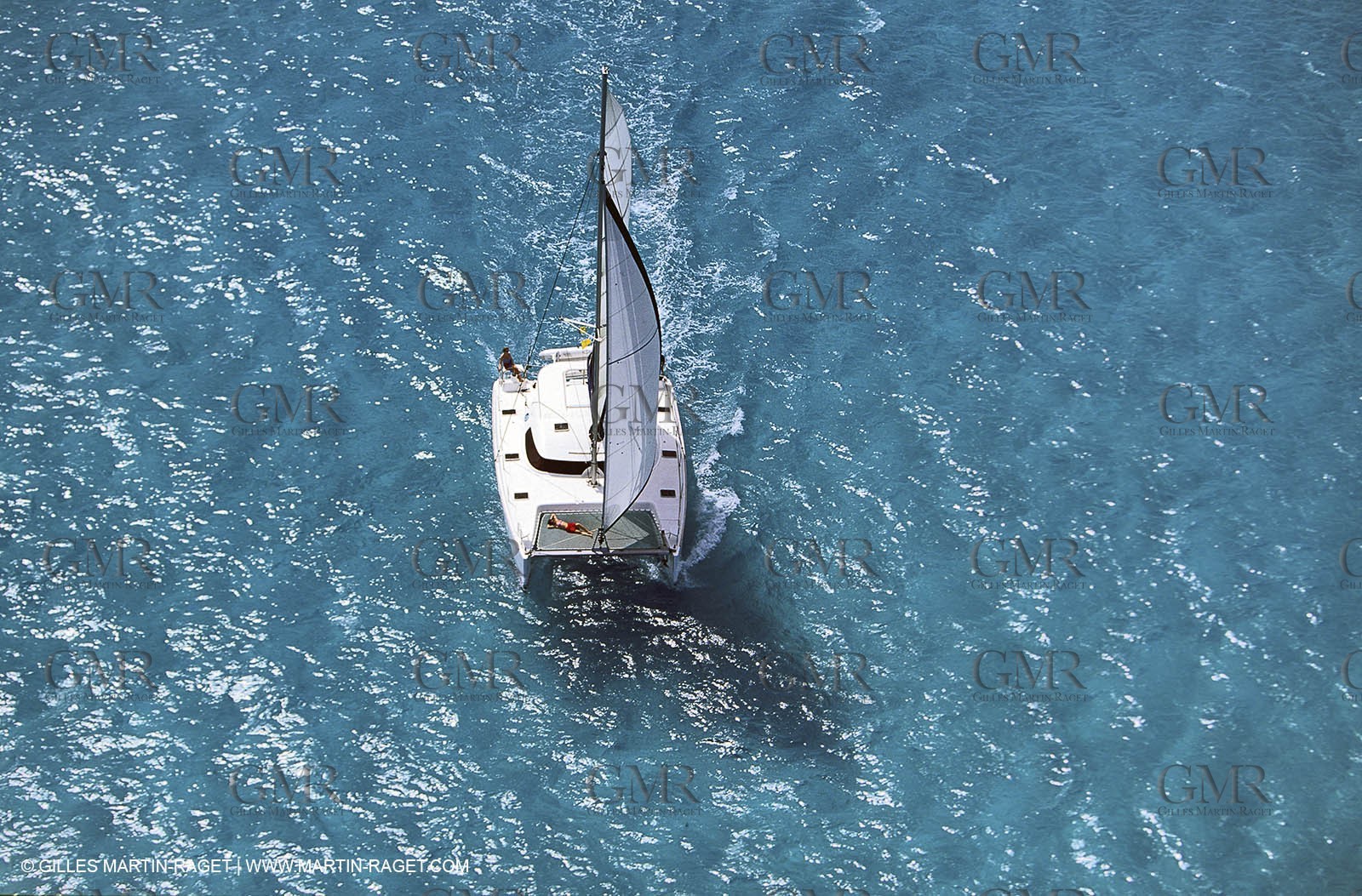 Cruising multihull sailing