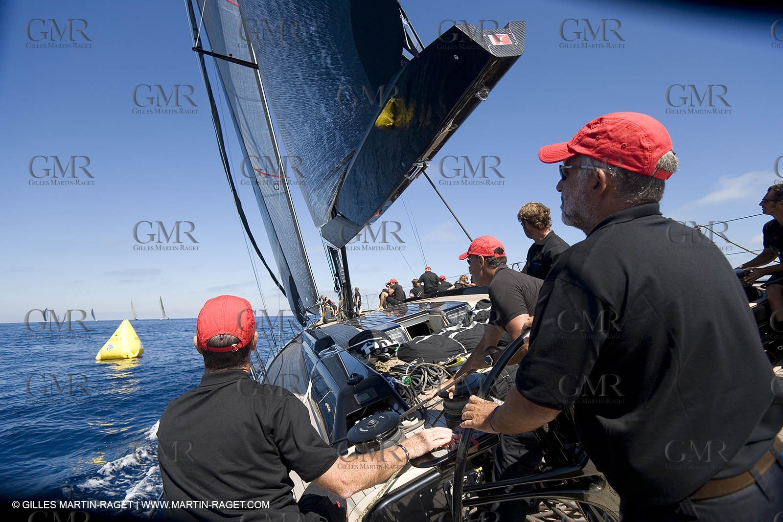 03 09 06 - Porto Cervo (Sardinia) - Maxi World Cup 2006 - Onboard Wally 90 Tango