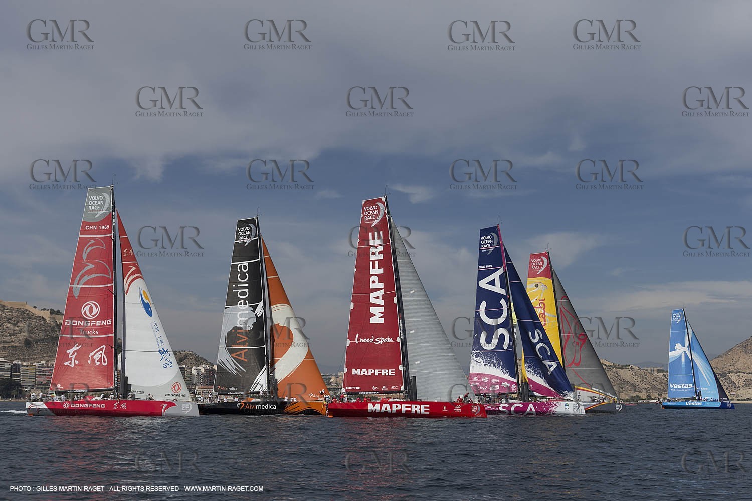 10 10 2014, Alicante (ESP), Volvo Ocean Race 2014-15, Team Alvimedica, Pro-Am race