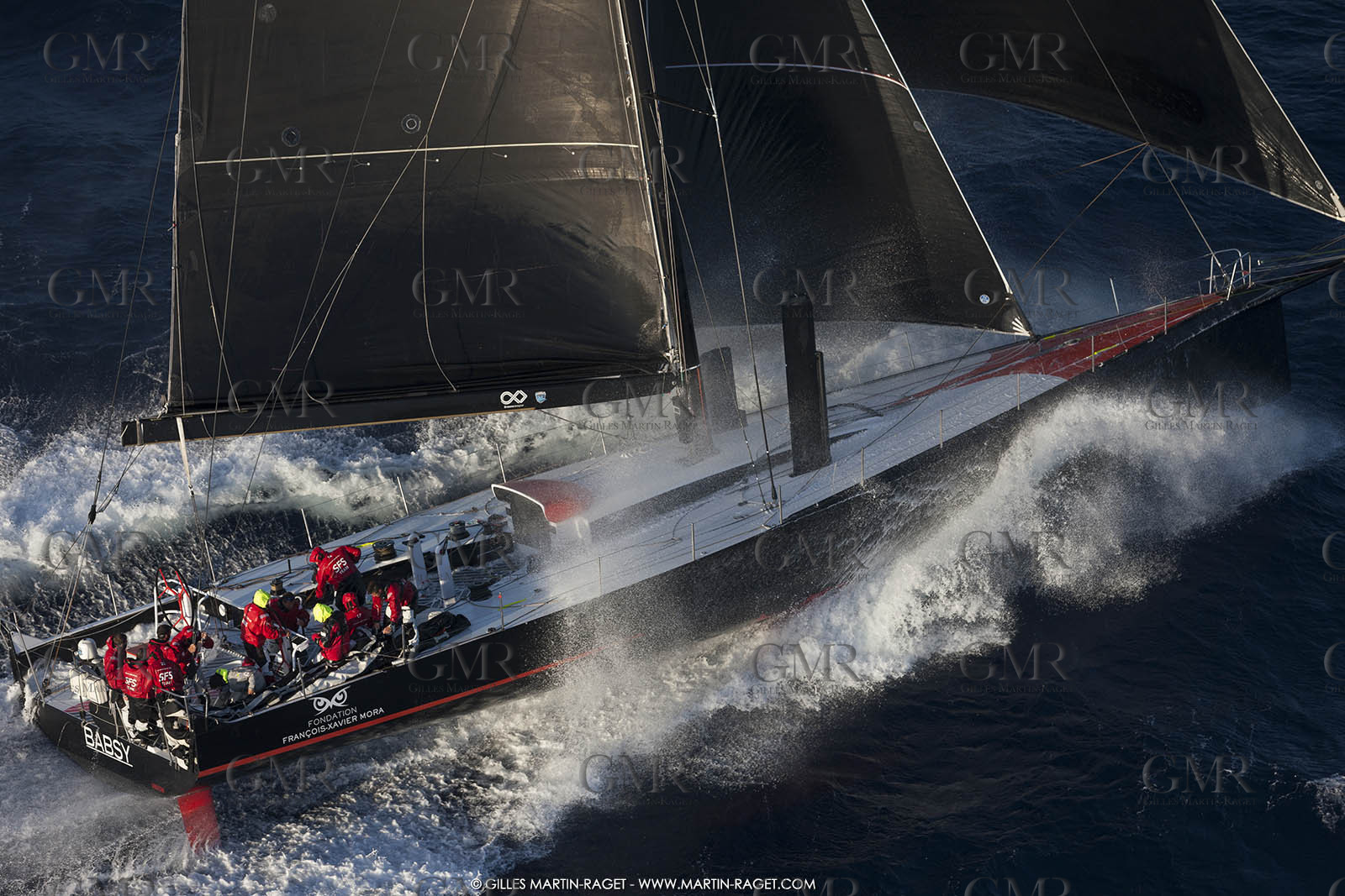 09 10 2017, Calvi (FRA,20), VOR 70 Babsy, Tentative de record autour de la Corse à la voile, skipper Franck Cammas