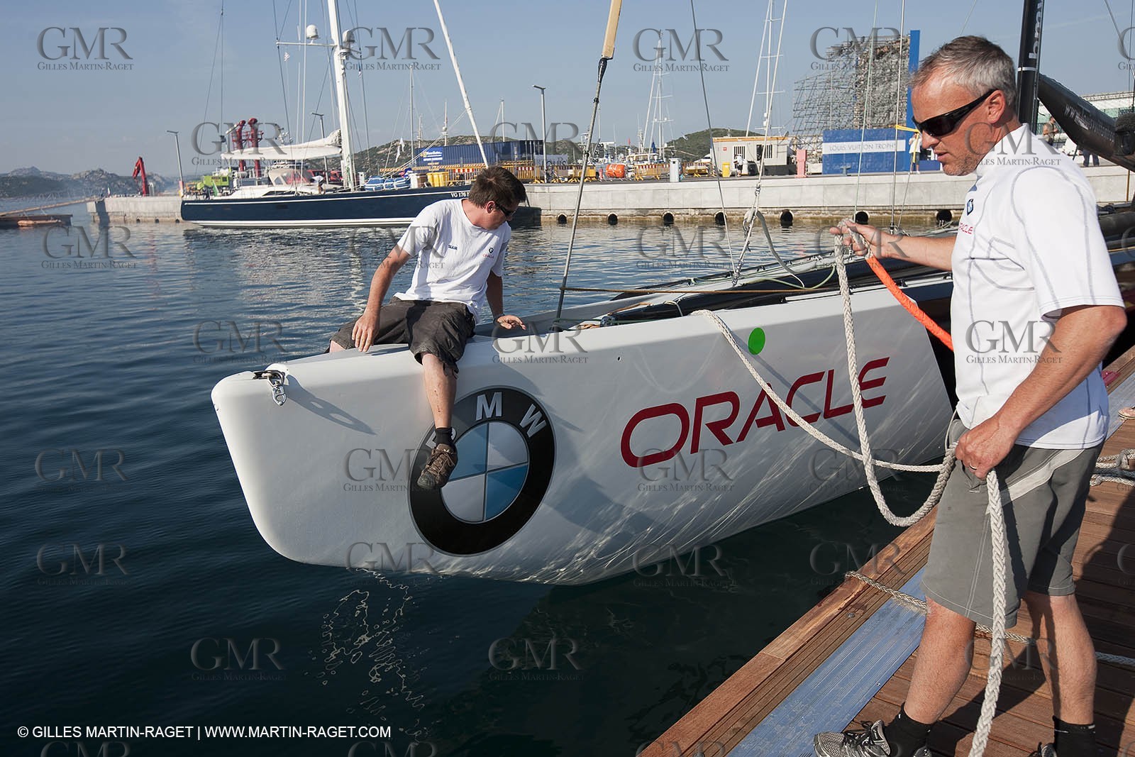 19 05 2010 - La Maddalena (ITA, Sardinia) Louis Vuitton Trophy - BMW ORACLE Racing - Training