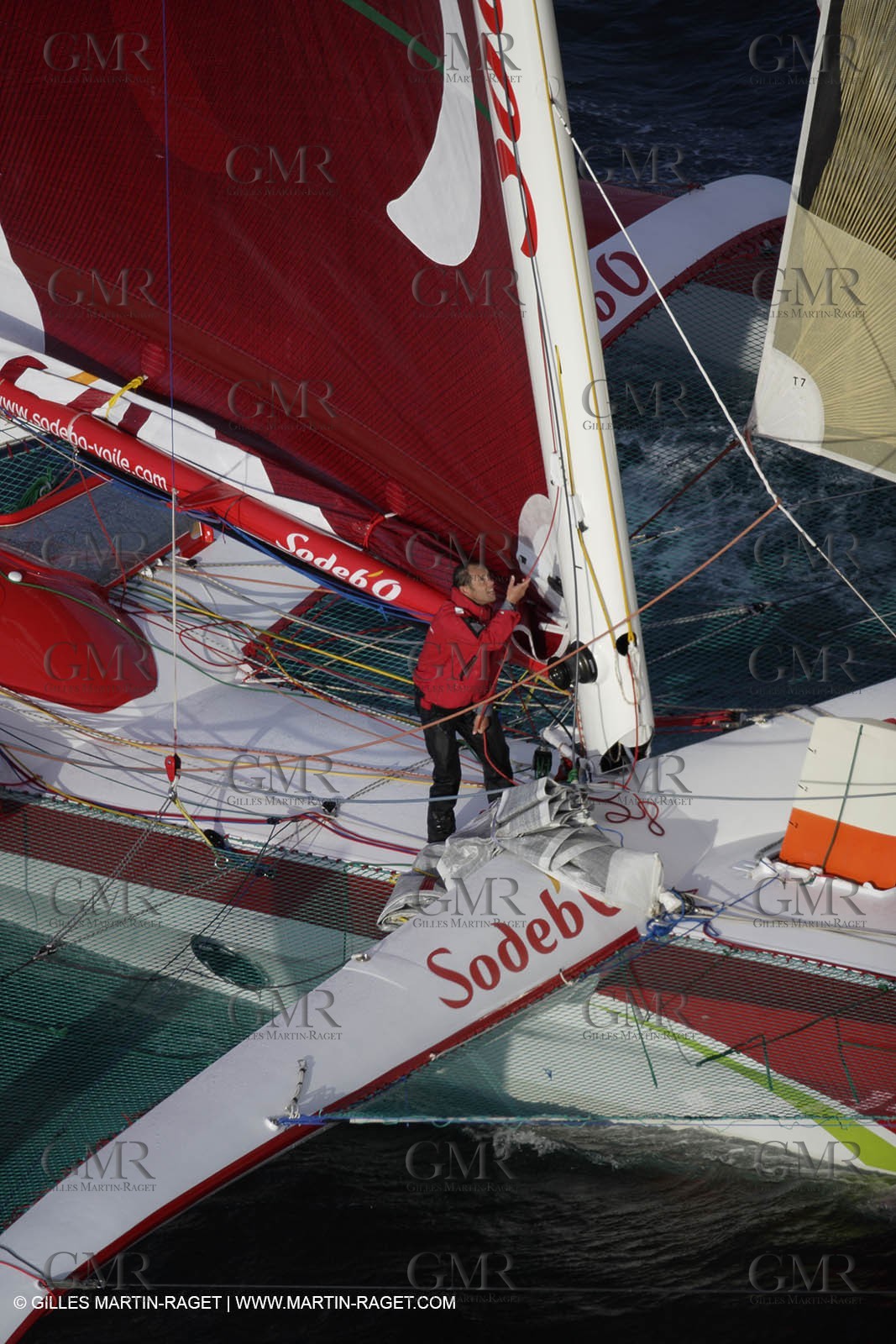 11 10 2008  -Lorient (FRA)  -  Multis Orma - Sodebo (Thomas Coville) - Route du Rhum 2006 training