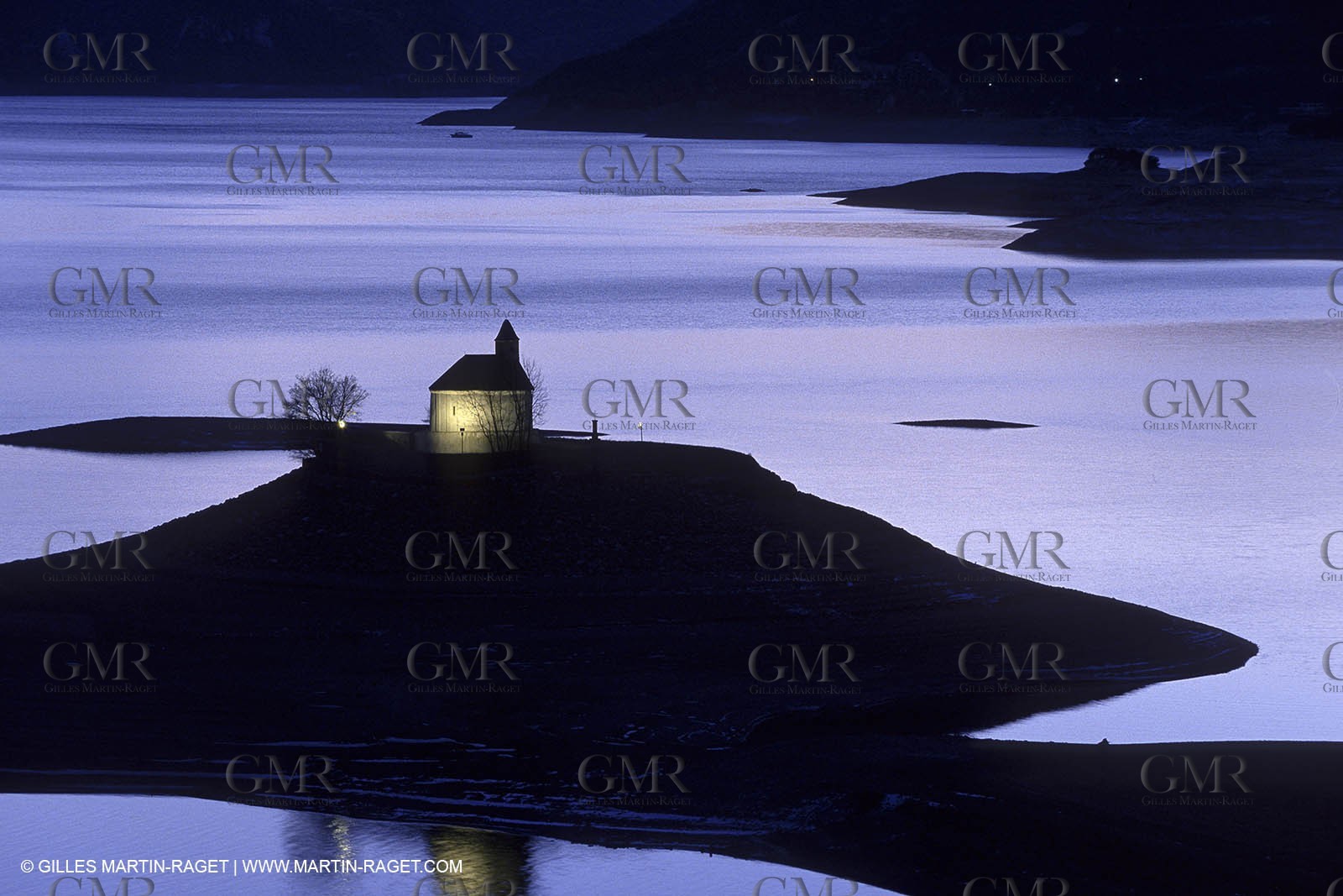 France - Southern Alps - Serre Ponçon Lake - Savines church