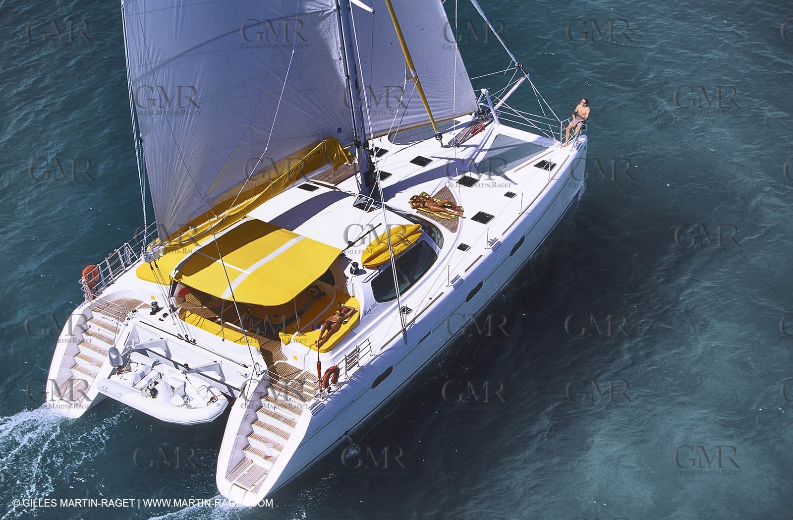 Cruising multihull sailing