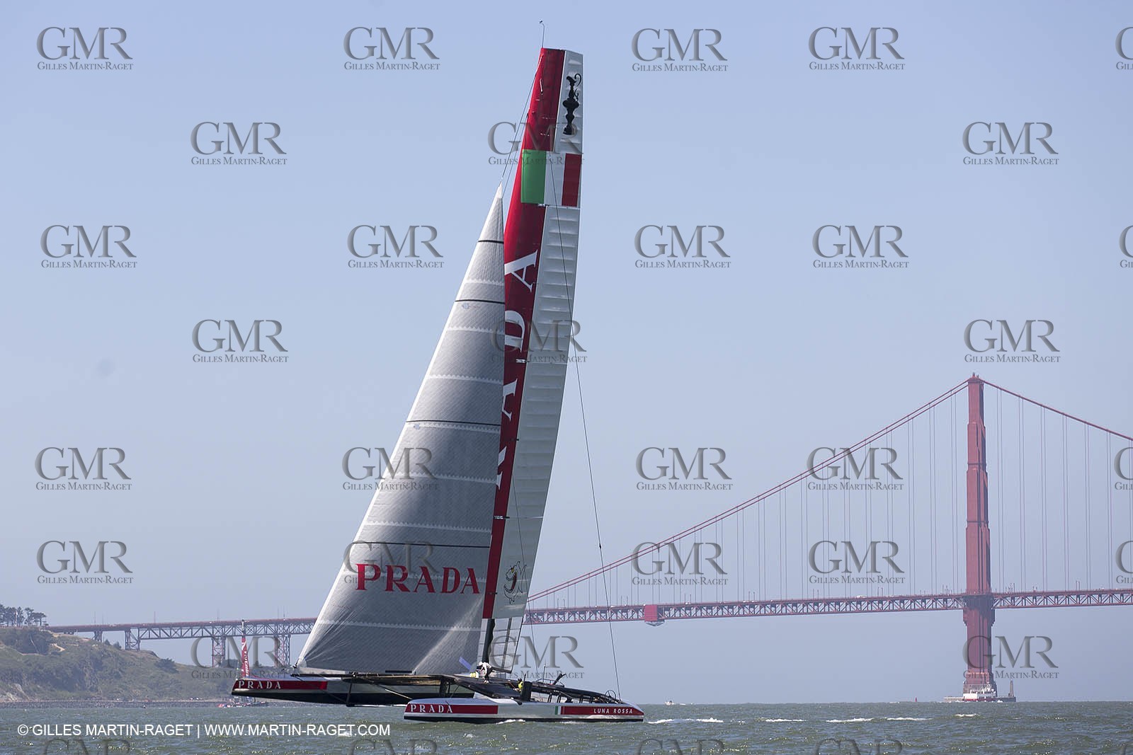 23 05 2013 - San Francisco (USA,CA) - 34th America's Cup - May Training, 3 AC72 in the bay for the first time