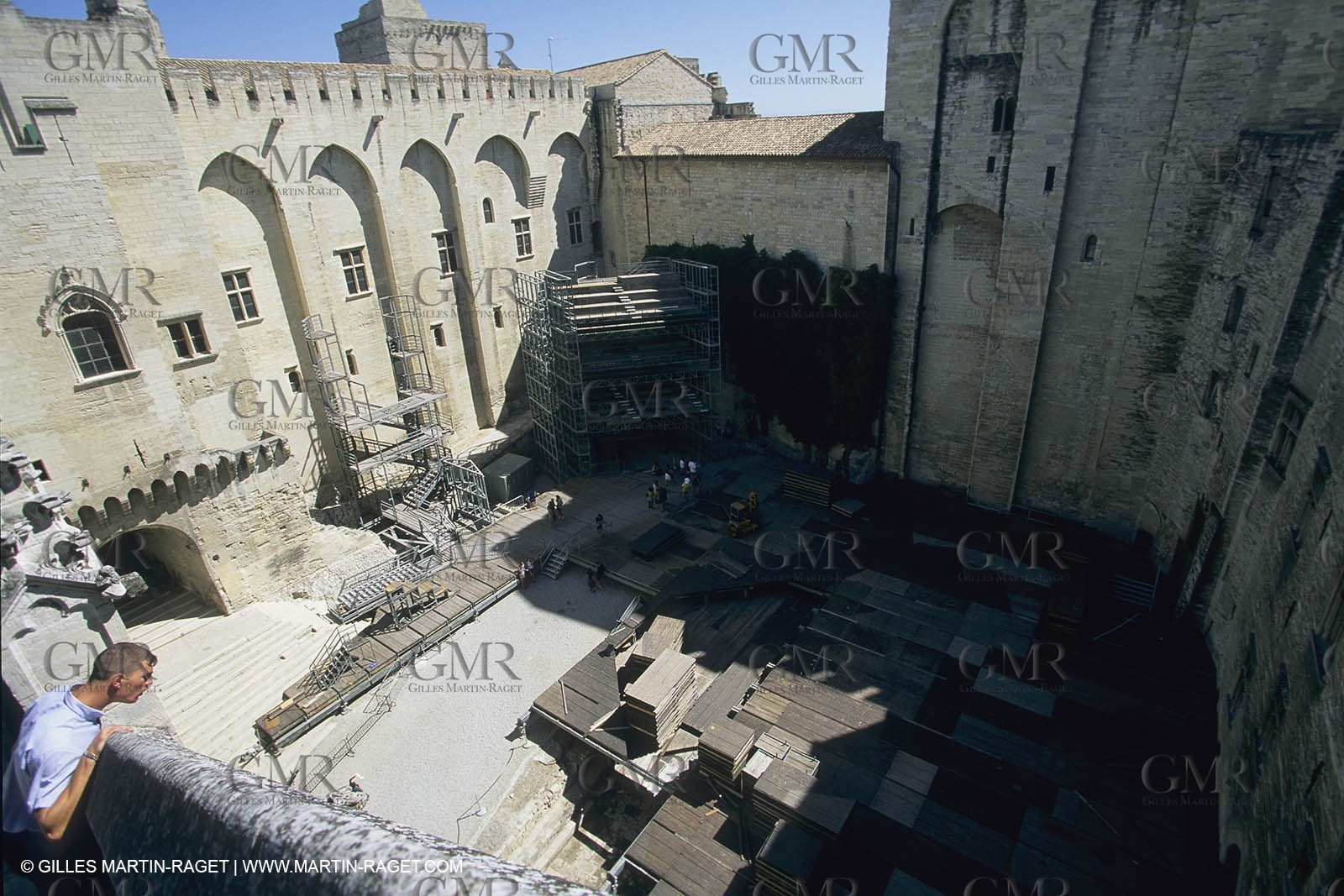 France, Provence, Avignon, Pope palace, Palais des Papes