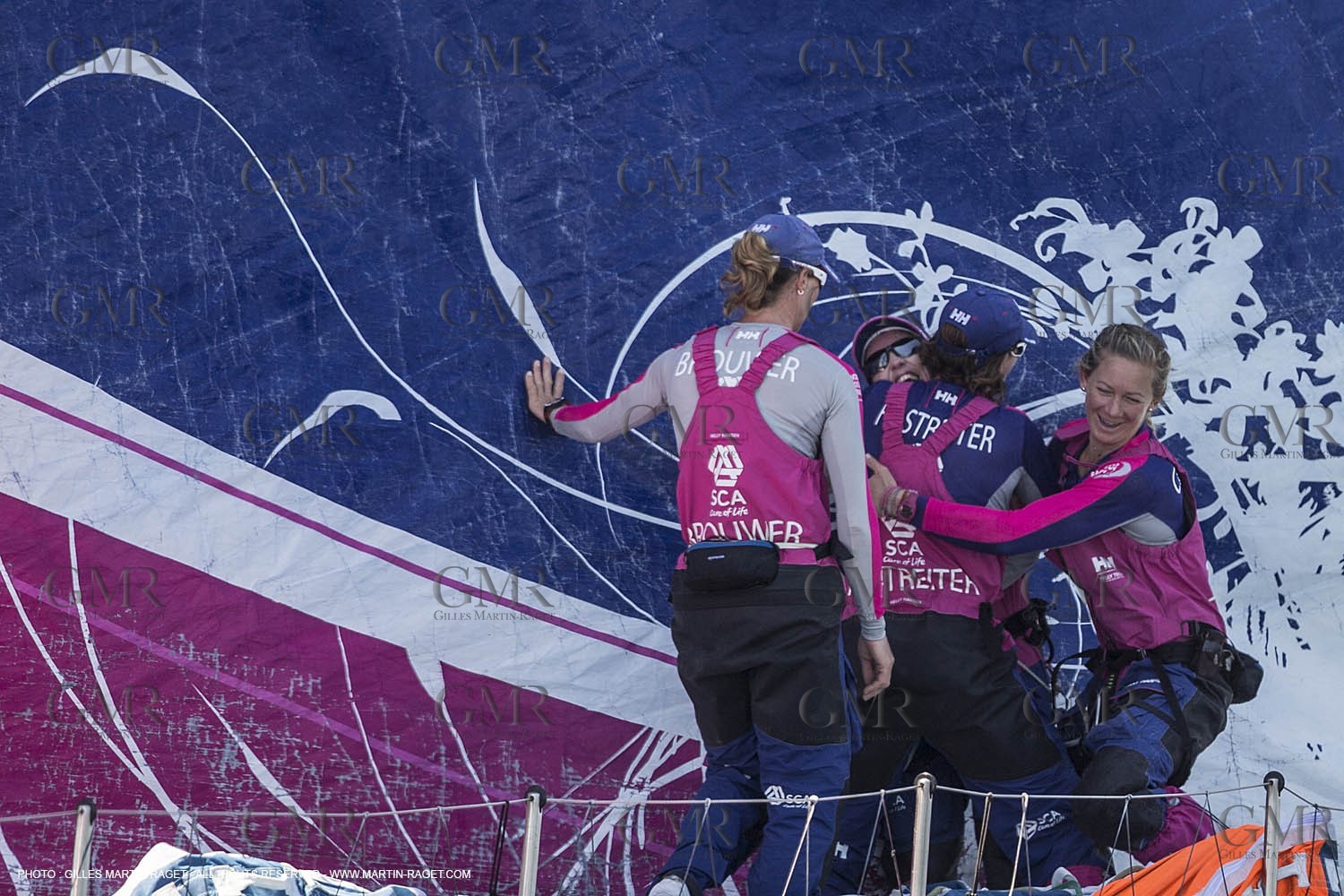 07 11 2014, Capetown (ZAF), Volvo Ocean Race 2014-15, Arrivals Team SCA