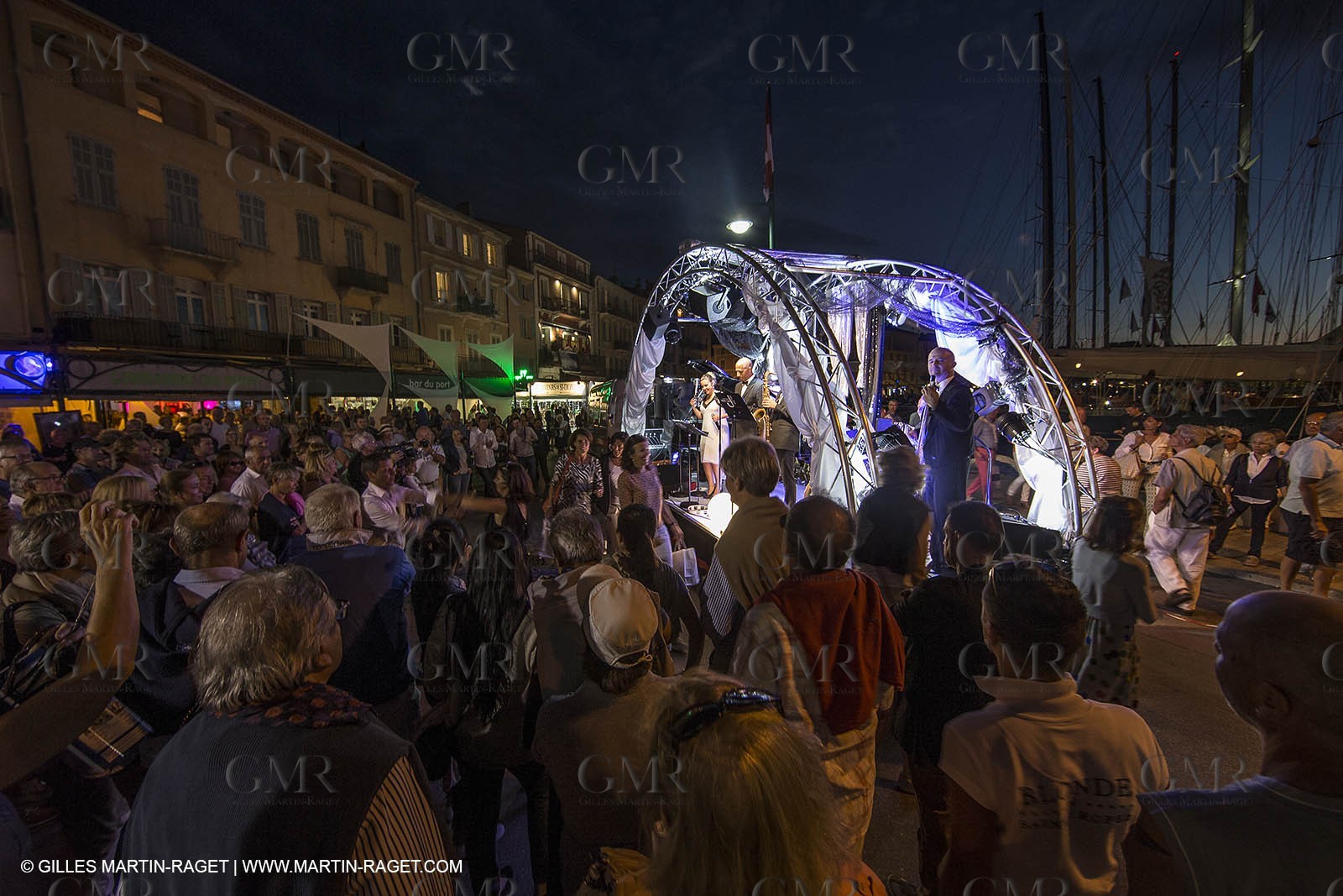 02 10 2014, Saint-Tropez (FRA,83), Voiles de Saint-Tropez 2014, Day 4, défilé des équipages   crew parade