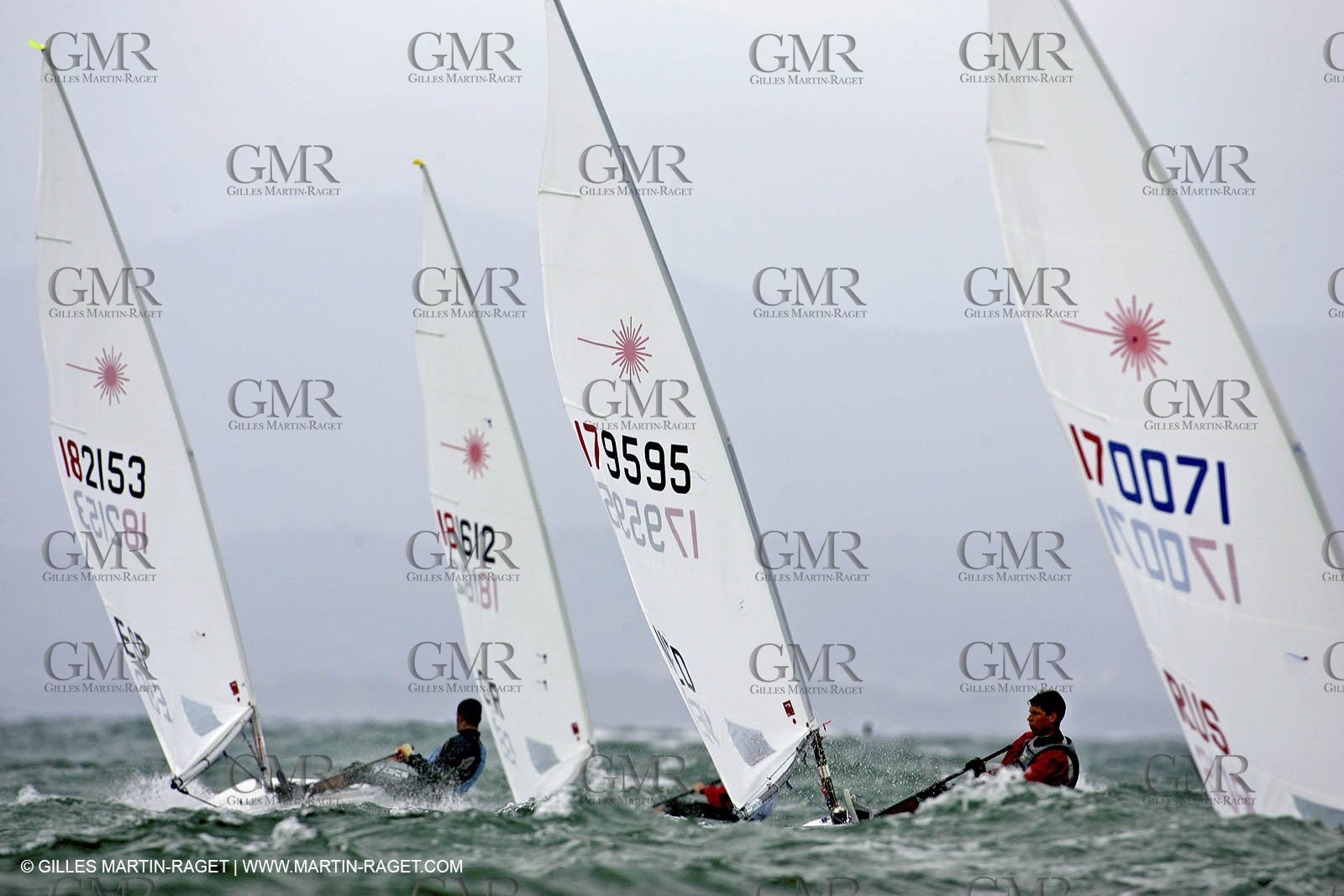Semaine Olympique Française de Voile 2005 - Jour 1 - Laser