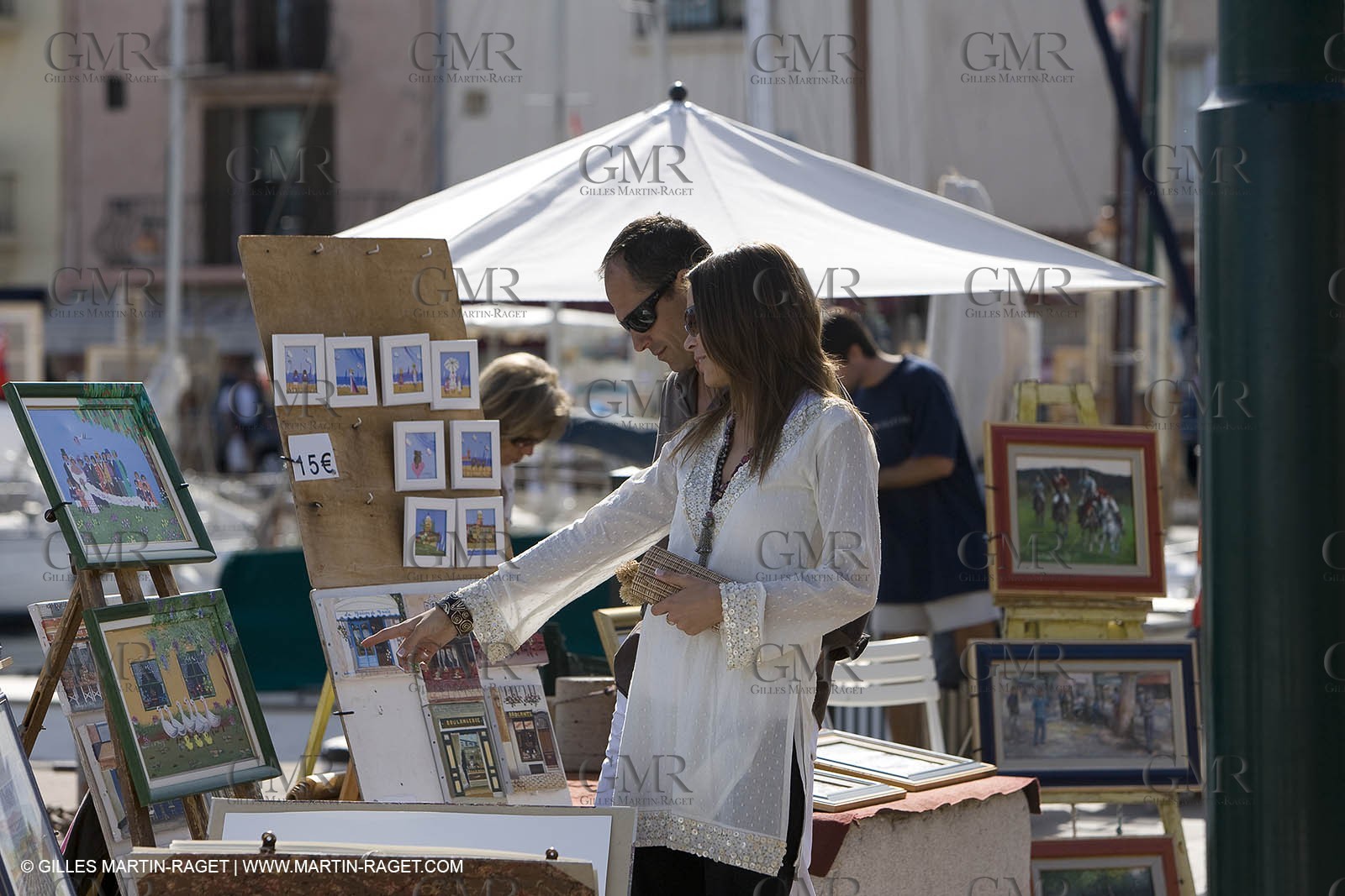 06 09 2007 - Saint Tropez (FRA, 83) - Superyachts - Motoryachts - Mangusta 92 Triple Fun à Saint Tropez - Shopping dans Saint Tropez