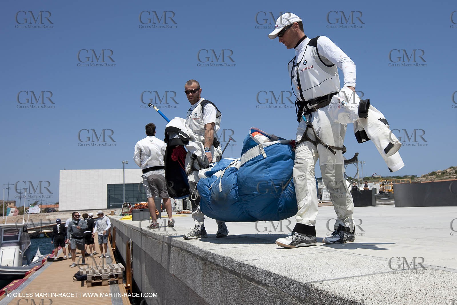 18 05 2010 - La Maddalena (ITA, Sardinia) Louis Vuitton Trophy - BMW ORACLE Racing - Training