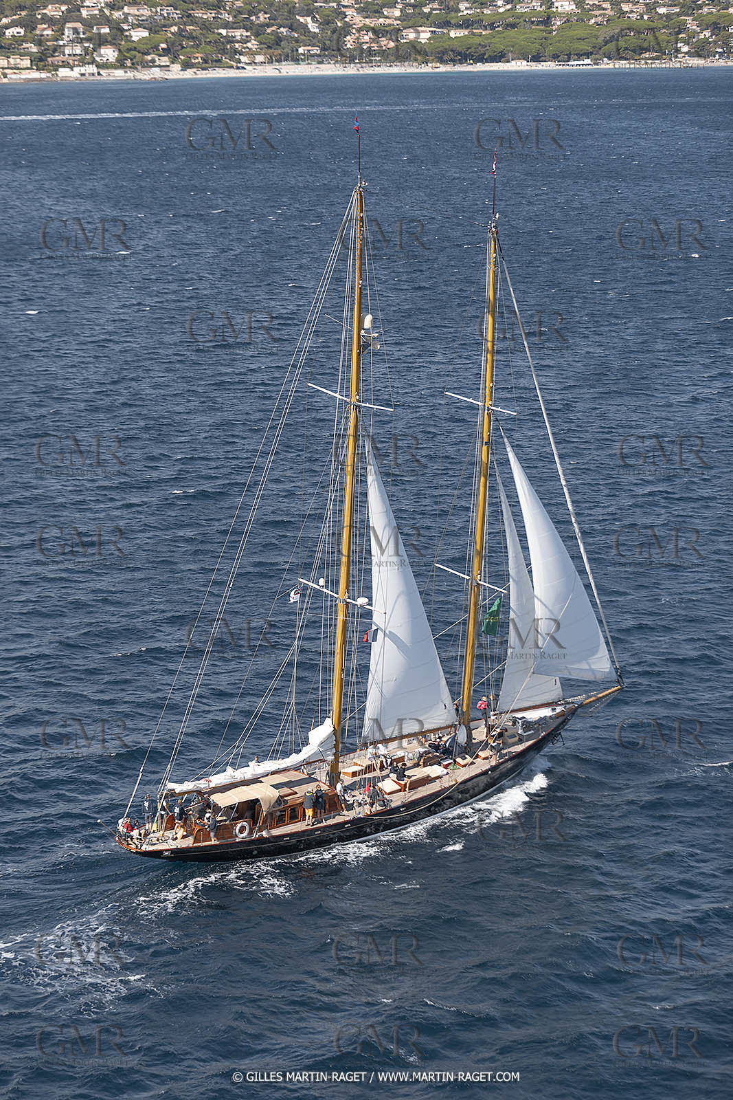 28 09 2022? Saint-Tropez,(FRA,83), Les Voiles de Saint-Tropez 2022 Régate N° 2 poup les modernes, navigation libre pour les grandes goélettes